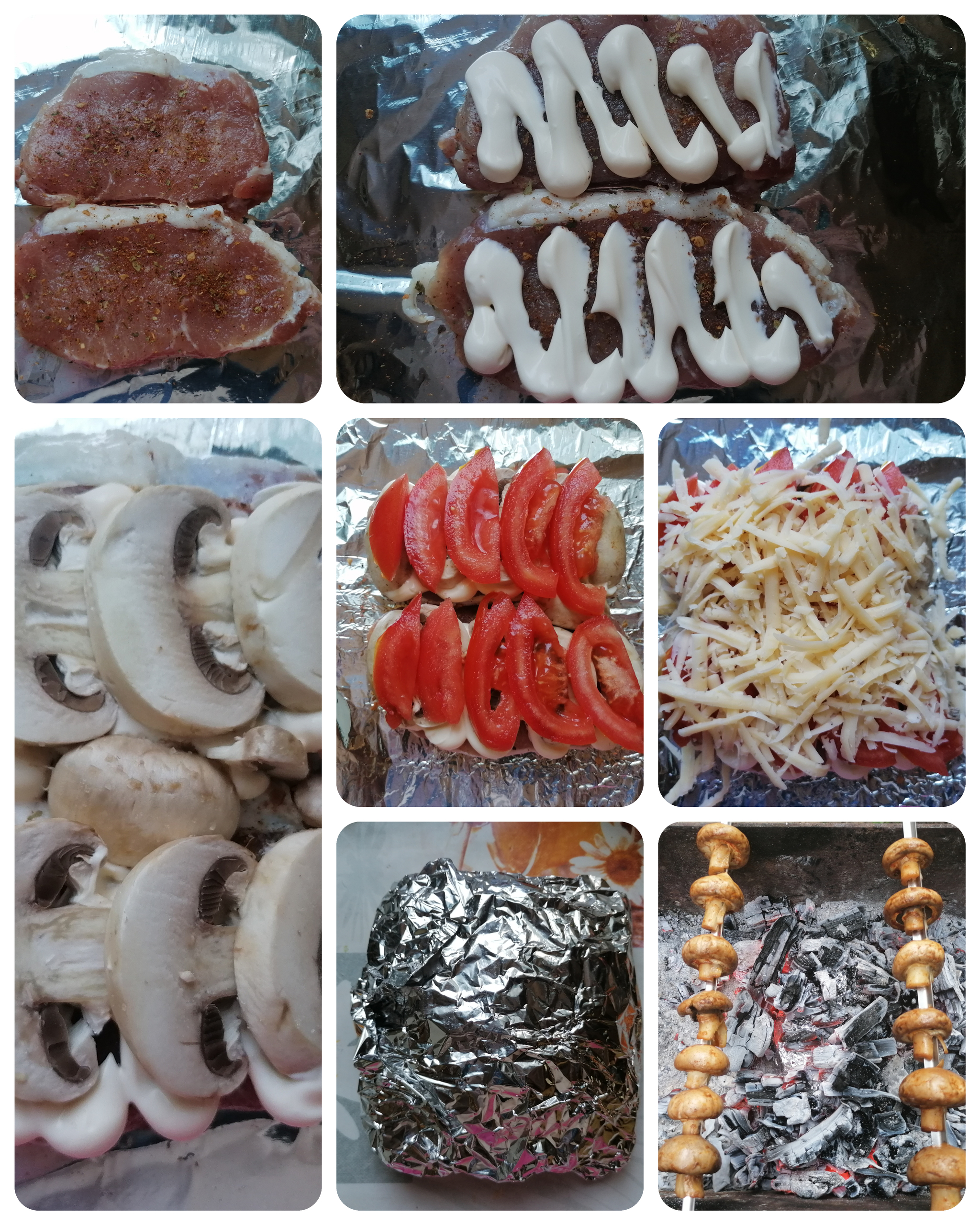 Some food - My, Food, Pork, Campfire cooking, Longpost