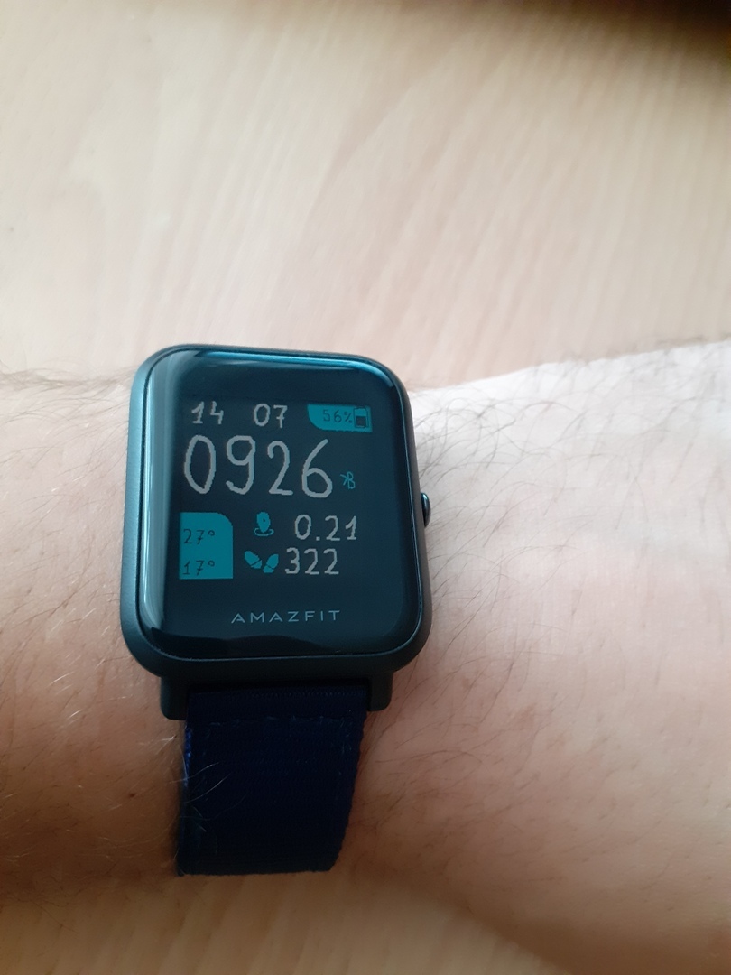 Shitty watch v 1.0 - Моё, Amazfit Bip, Watchface, Justforfun, Циферблат, Длиннопост