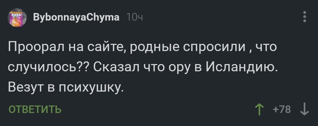 Поорал в Исландию))) - Комментарии, Не смешно, Профессиональный юмор, Комментарии на Пикабу