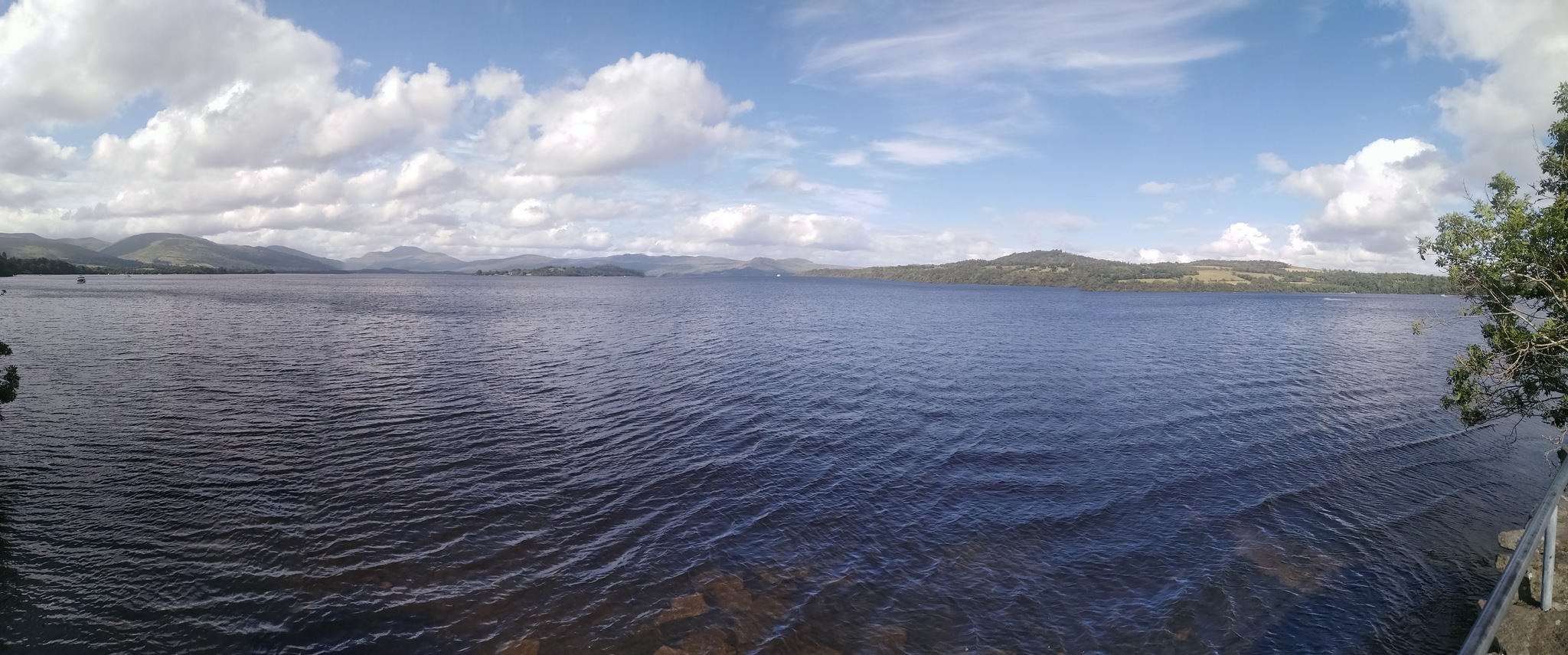 Boat drift on Scottish lake Loch Lomond - My, Scotland, Boat, Lake, The rescue, Rescuers, Travels, Video, Longpost