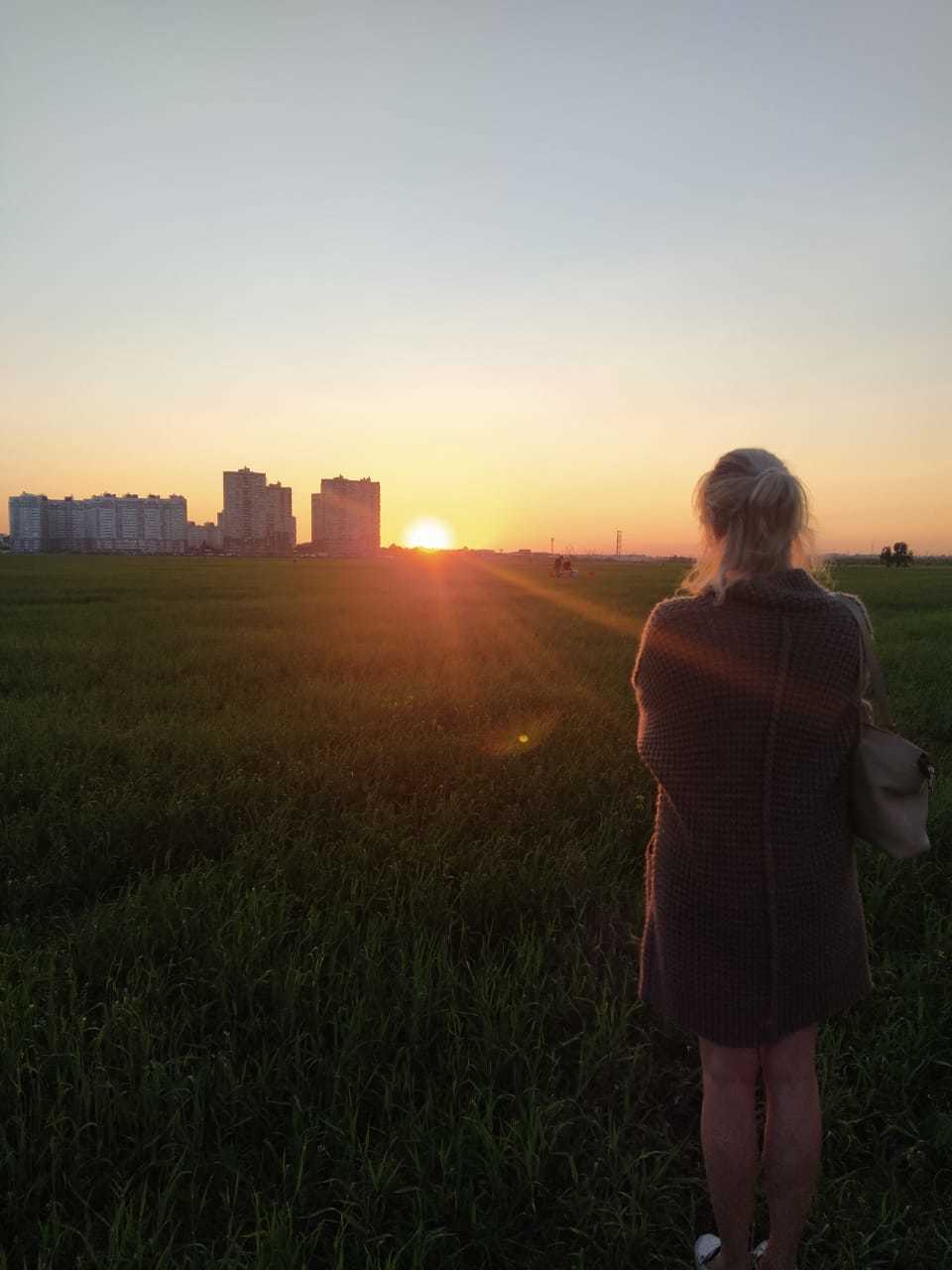 Шаверма, паребрик..просто закат | Пикабу