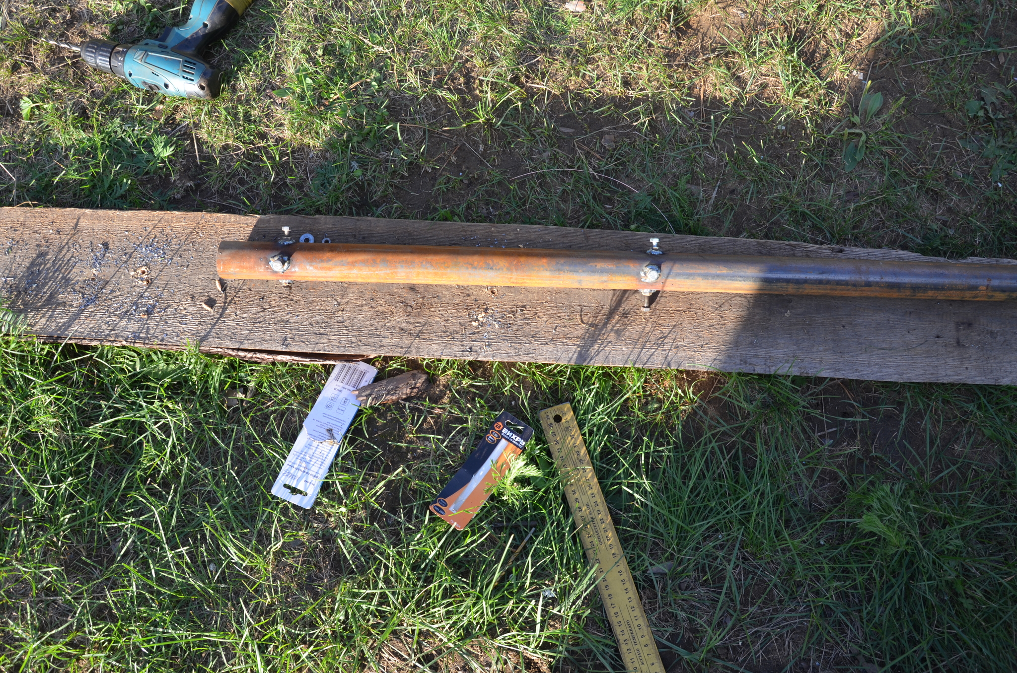 Telescopic mast for antenna in 2 hours - My, Mast, Antenna, Longpost, Needlework with process