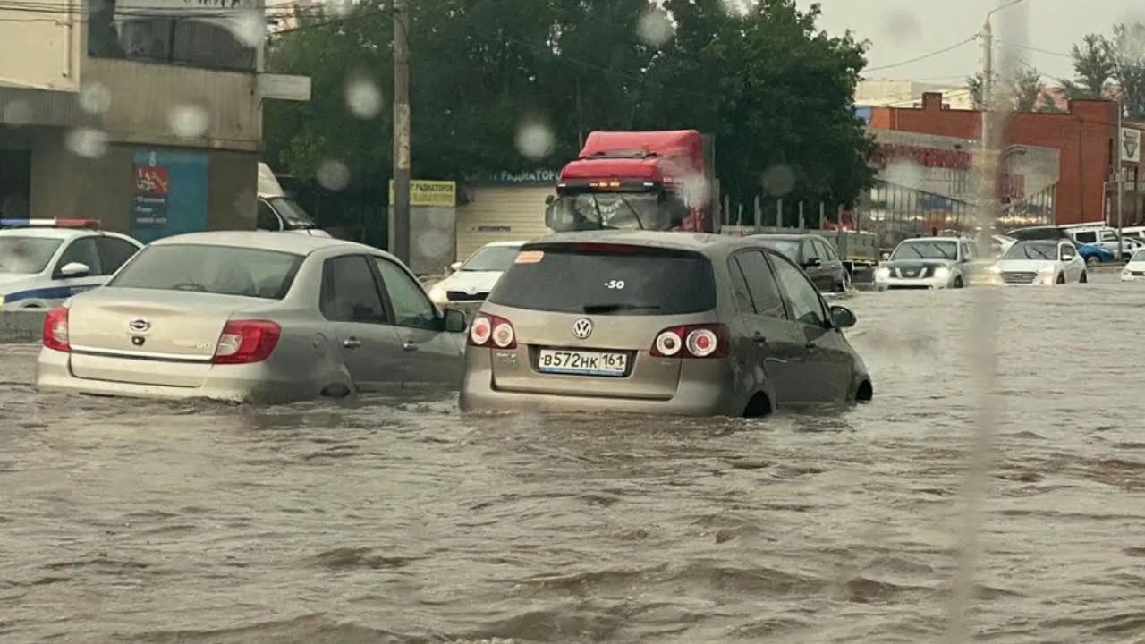 Flood in Rostov-on-Don - My, Shower, Потоп, Flood, Rostov-on-Don, Video, Longpost