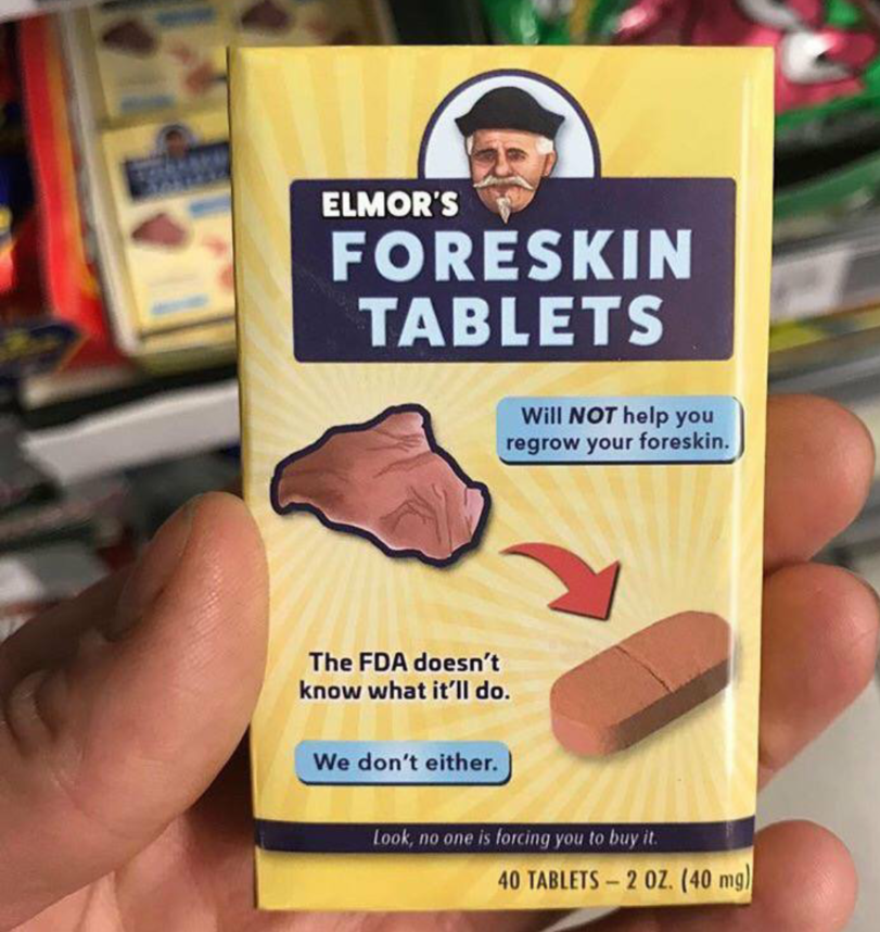 Elmore's tablets - Tablets, Foreskin