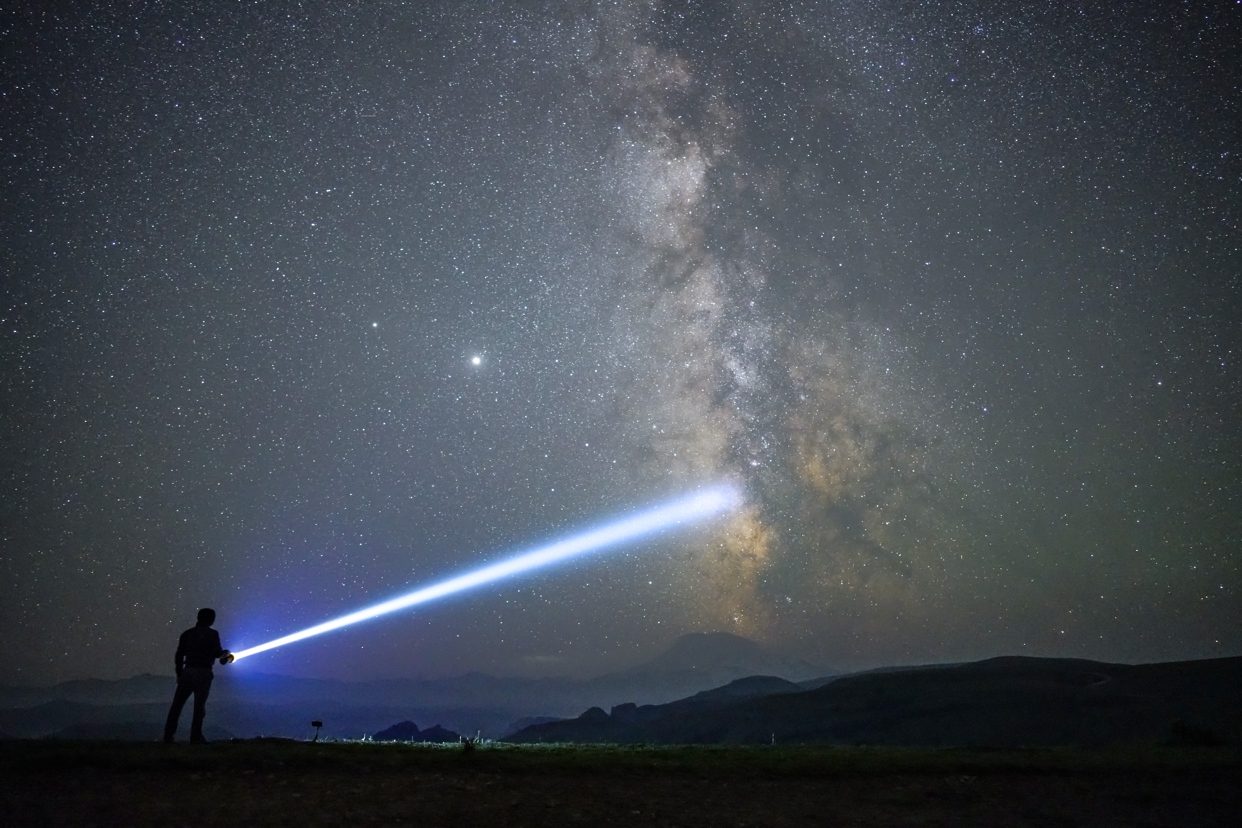 Comet Neowise - My, Neowise, Elbrus, Astrophoto, Comet, Kabardino-Balkaria, Milky Way