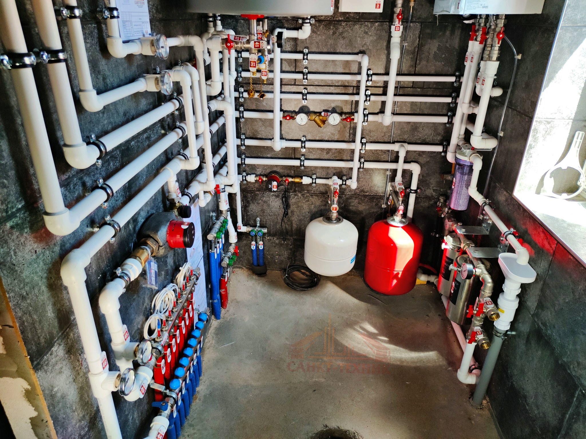 July 07, 2020. LYUBOVINO, part 2 - My, Boiler house on water, Boiler room, Boiler room, Townhouse, Heating, Installation of heating systems, Building, Longpost