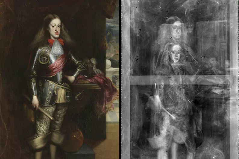 However, during the journey, Charles II could grow up - History (science), Painting, Portrait, X-ray, Longpost