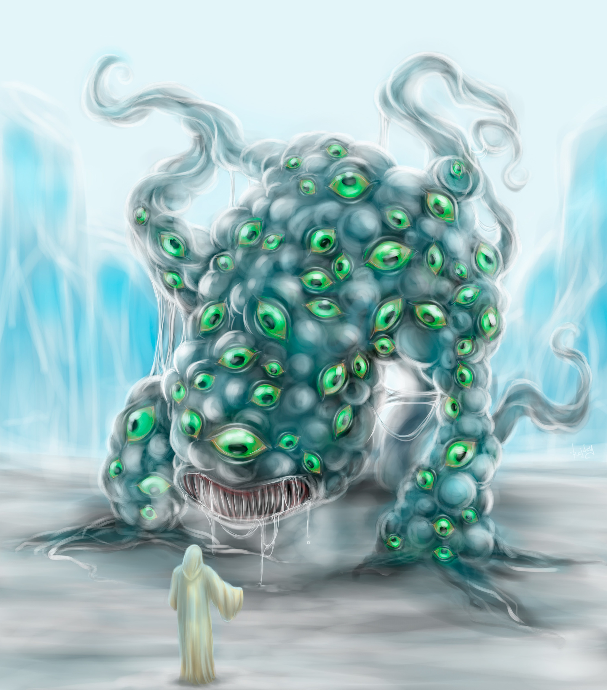 Why not? Shoggoth - My, Shoggot, Drawing, Myths, Cthulhu, Howard Phillips Lovecraft