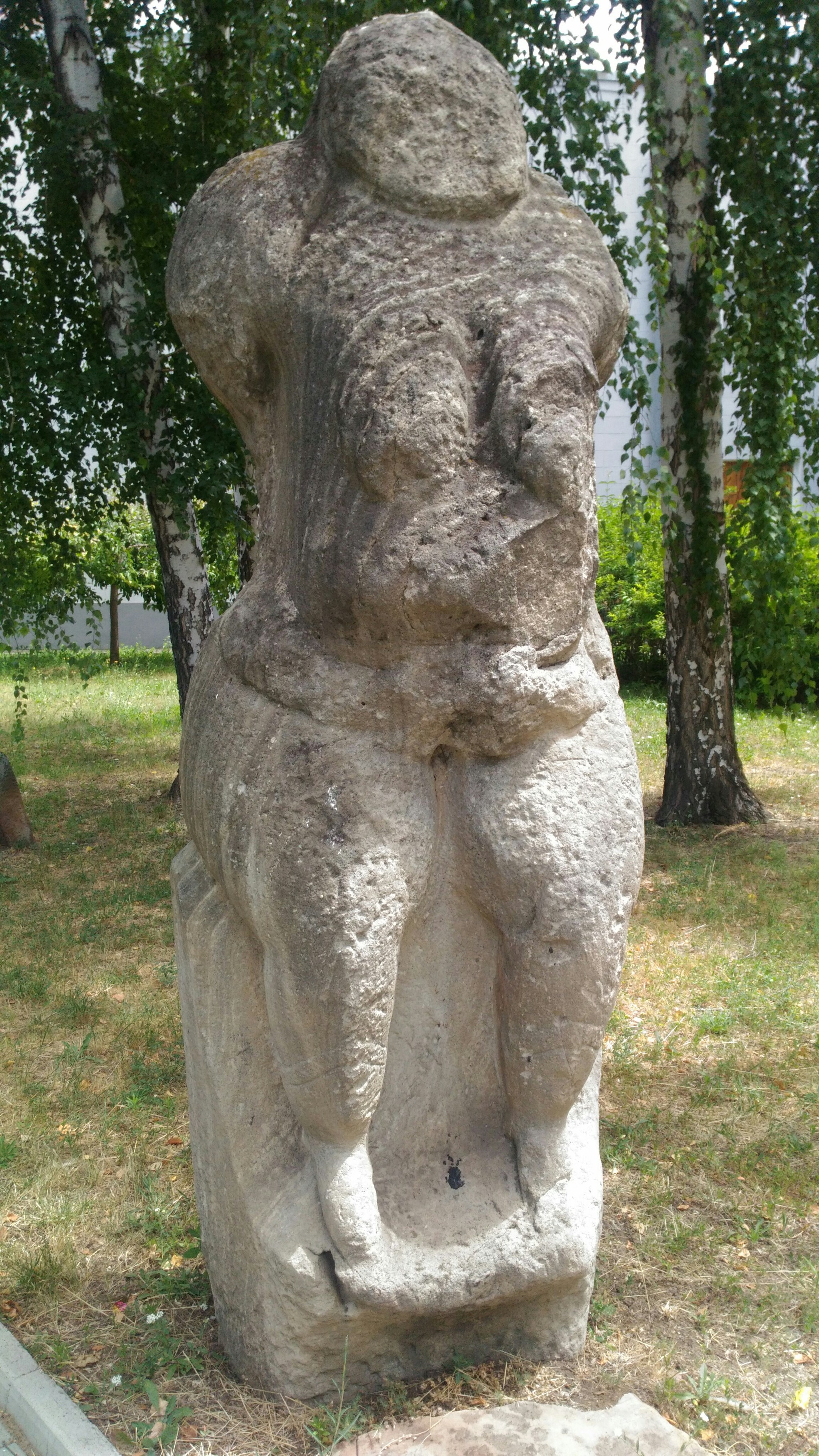 Polovtsian women on the territory of the Lugansk Pedagogical Institute - My, Antiquity, Polovtsi, Longpost