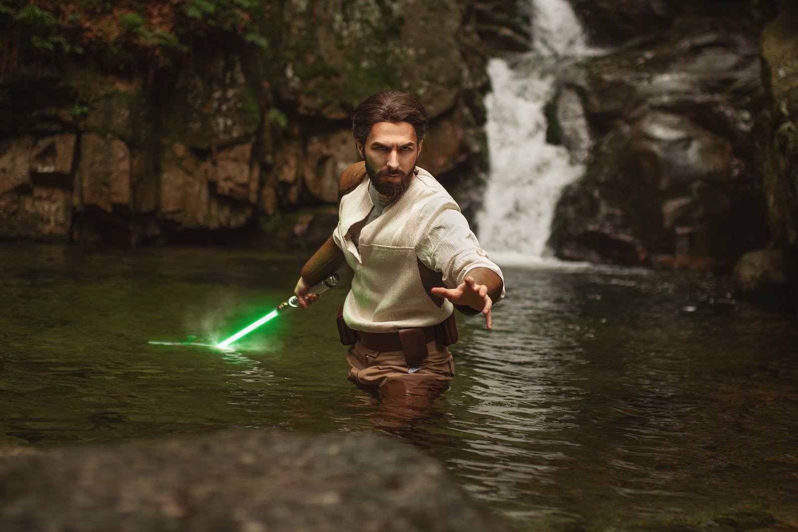 Kyle Katarn - Star Wars: Jedi Knight series by Mary & Feinobi cosplay - Cosplay, Star Wars, Jedi Knight, Kyle Katarn, Jedi, Lightsaber, Longpost