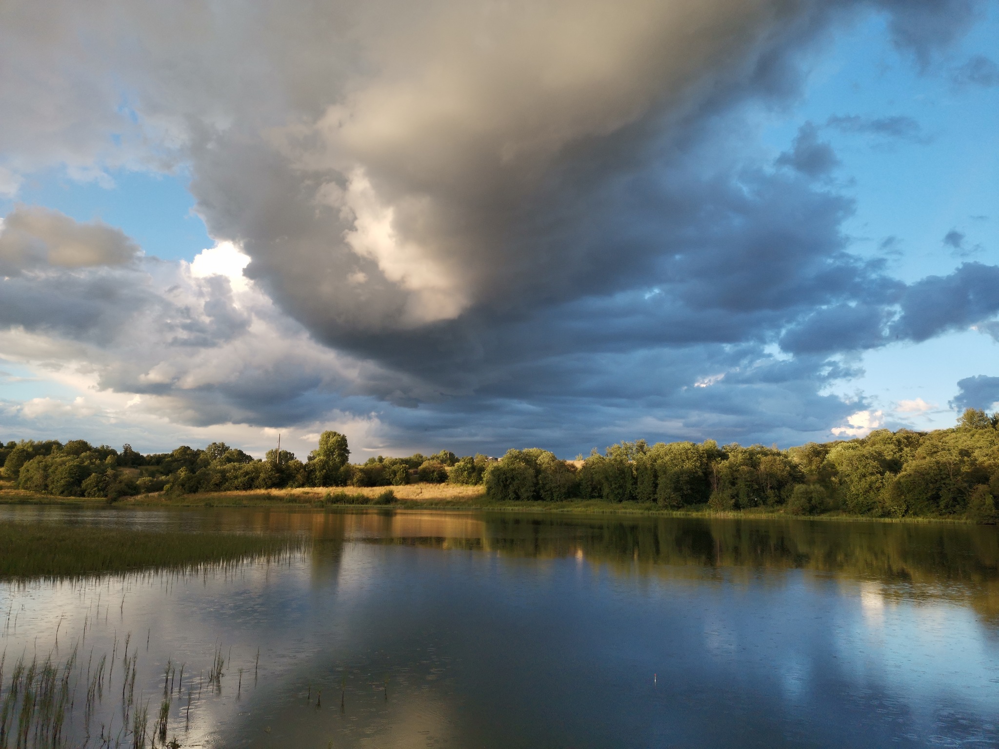 Clouds - My, Clouds, Lake, Longpost