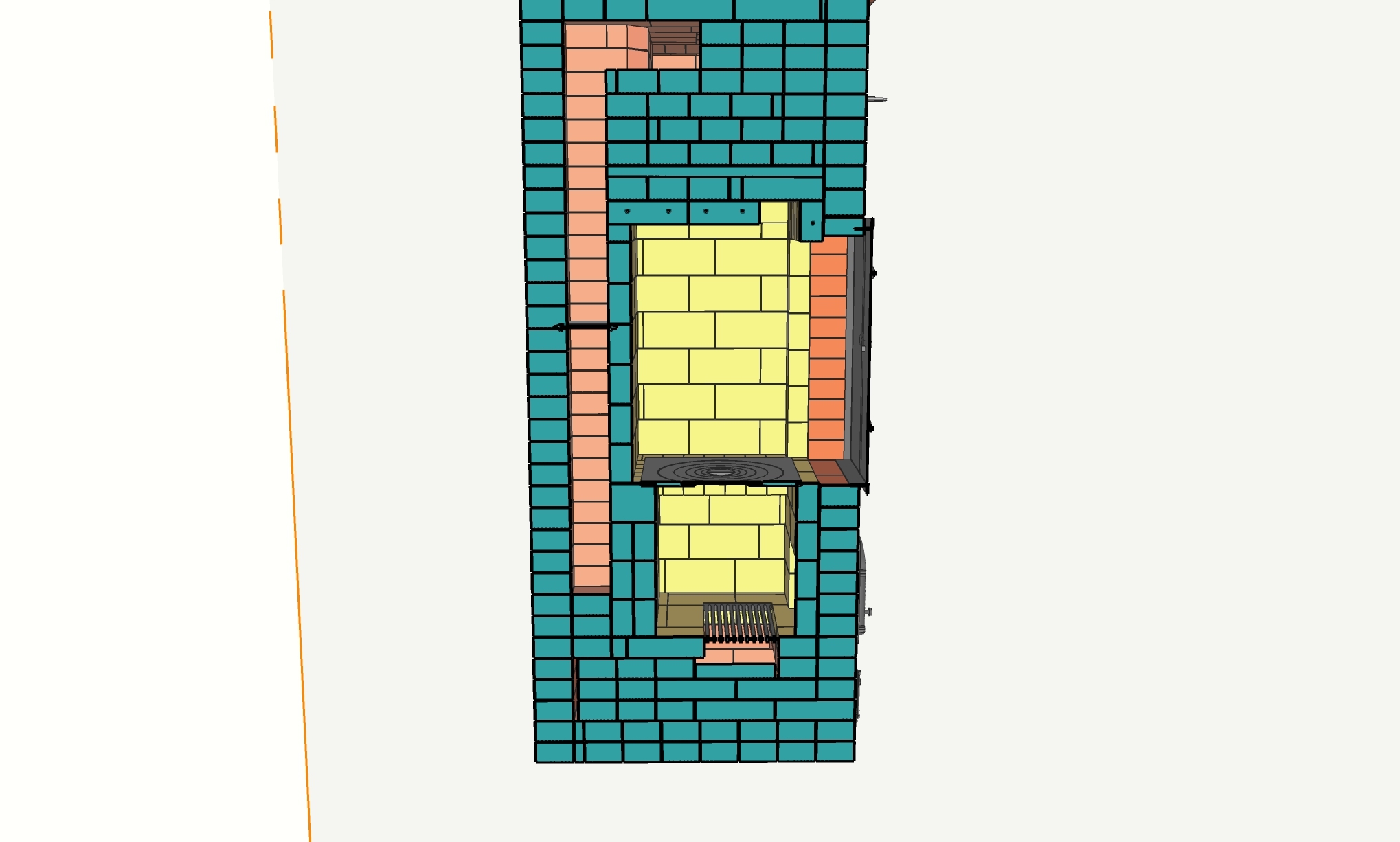 Romanian outdoor stove project - My, Pechnik, Design, Heating, With your own hands, Longpost, Shashlik, Pizza, Romania, Needlework with process