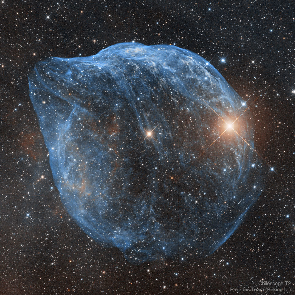 Two views of the Dolphin Nebula - Nebula, Dolphin, Astronomy, Astrophoto, The photo, Space, Long exposure, Longpost