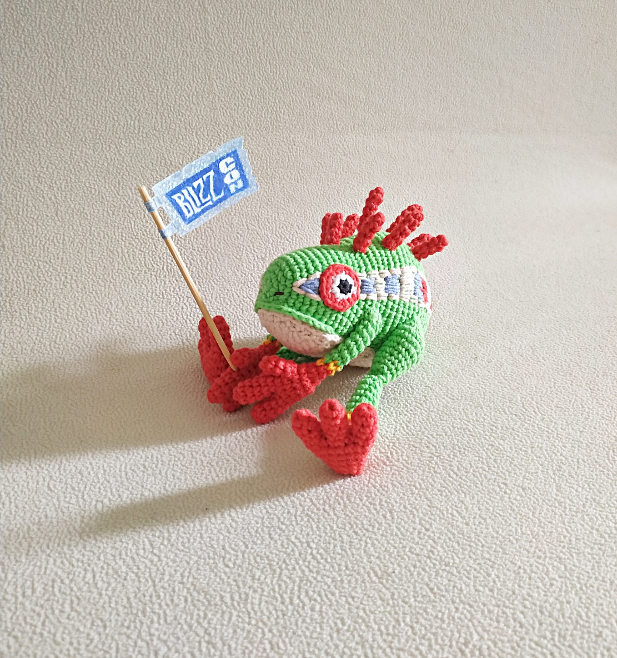 I AM MURLOC!! - My, Murlocs, World of warcraft, Amigurumi, Knitted toys, Needlework, Crochet, Longpost, Needlework without process