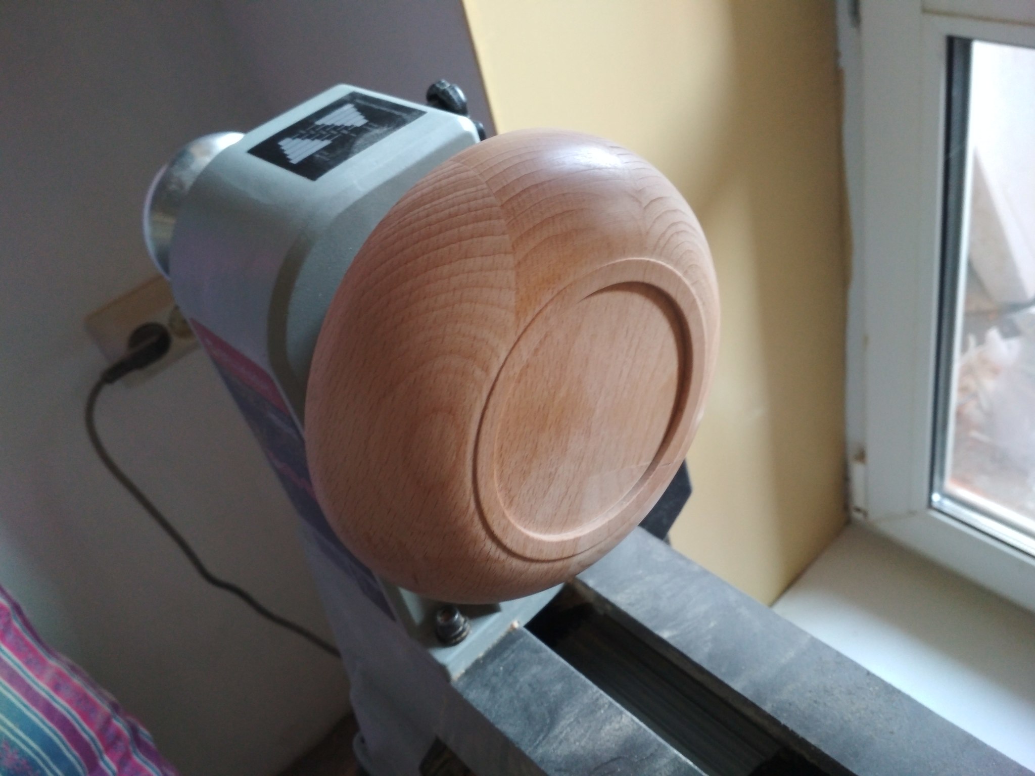 First work on a lathe - My, Lathe, Woodworking, Longpost