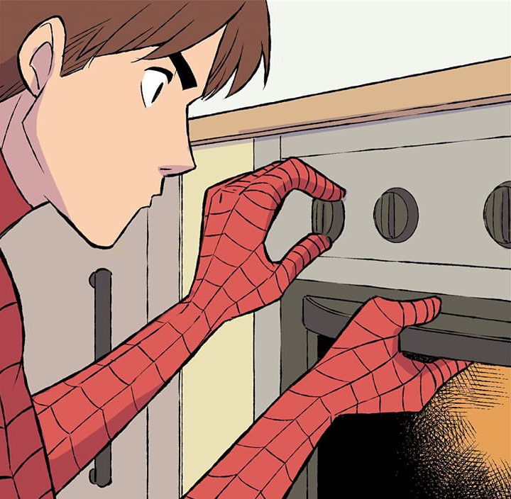 Spiderman and baking - Spiderman, Bakery products, Comics, Longpost