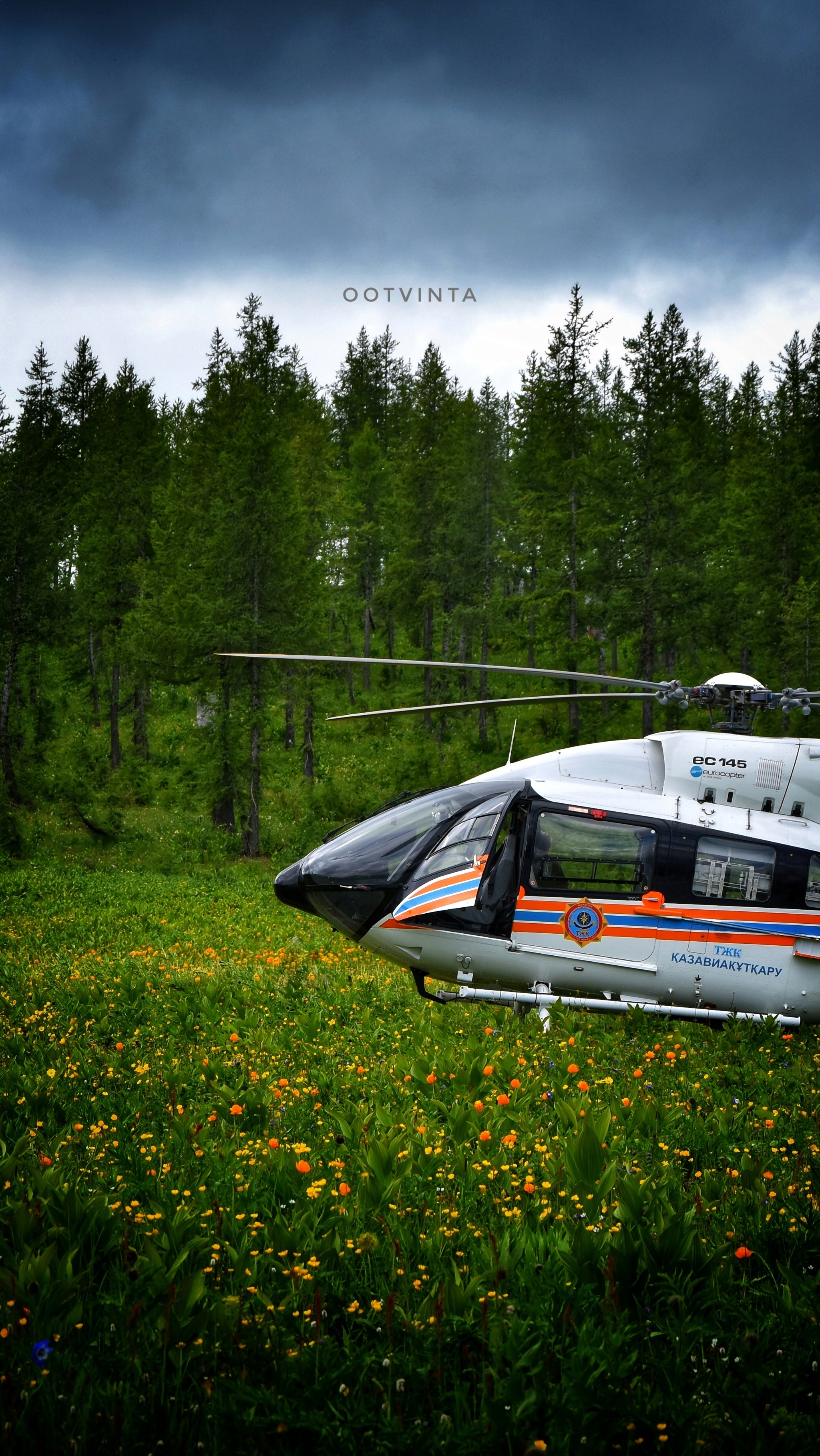 Фотографии с работы - Моё, Авиация, Вертолет, Eurocopter, Фотография, МЧС, Казахстан