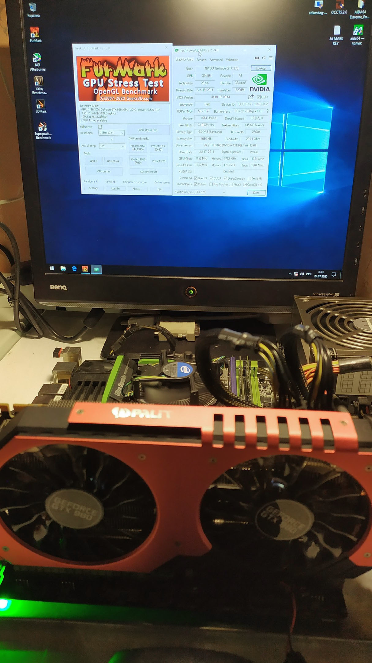 From rags to riches, or assembling a GTX 970 from a pair of video cards - My, Repair, Frankenstein, Video card, Longpost