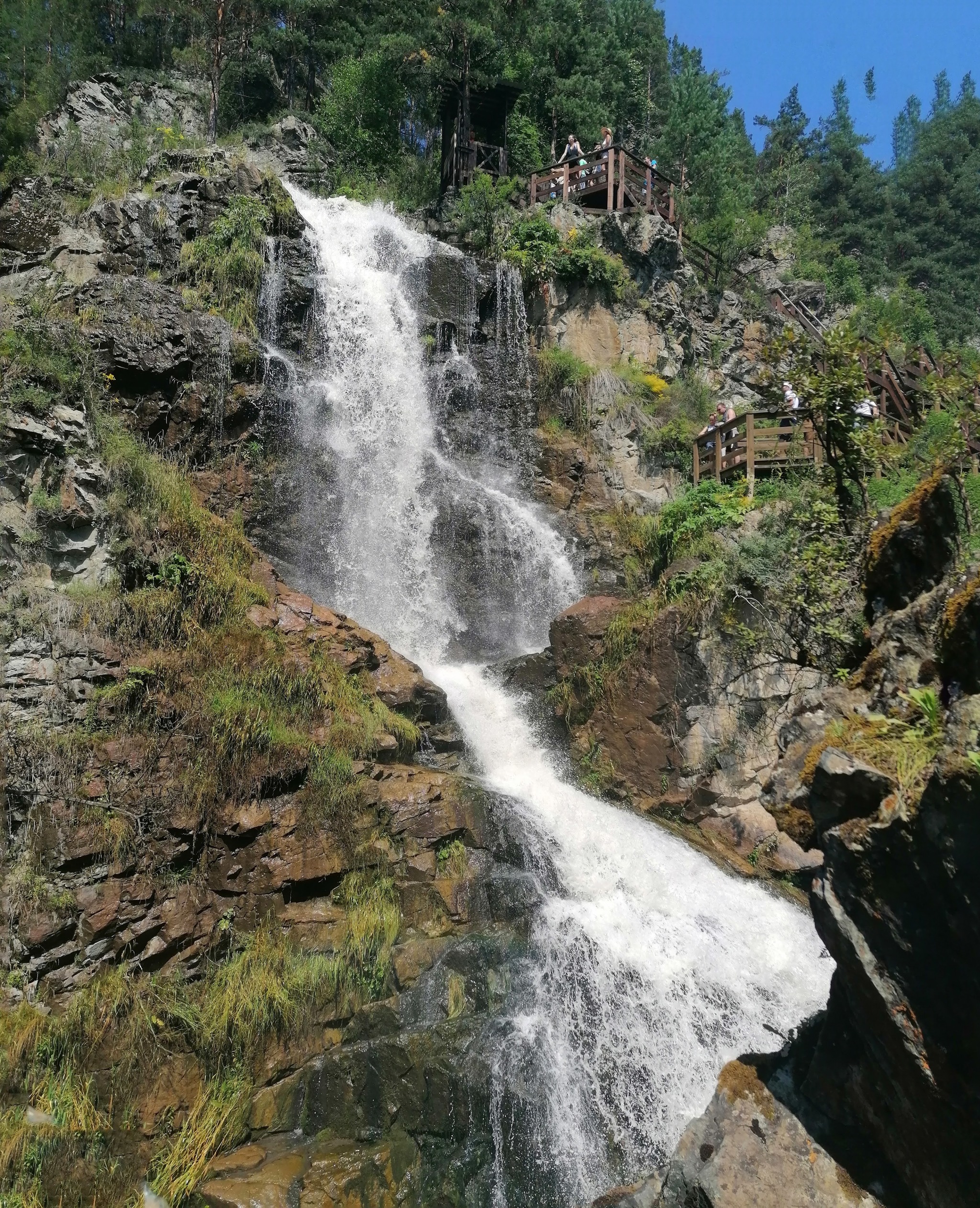 Красоты Алтая горы водопады
