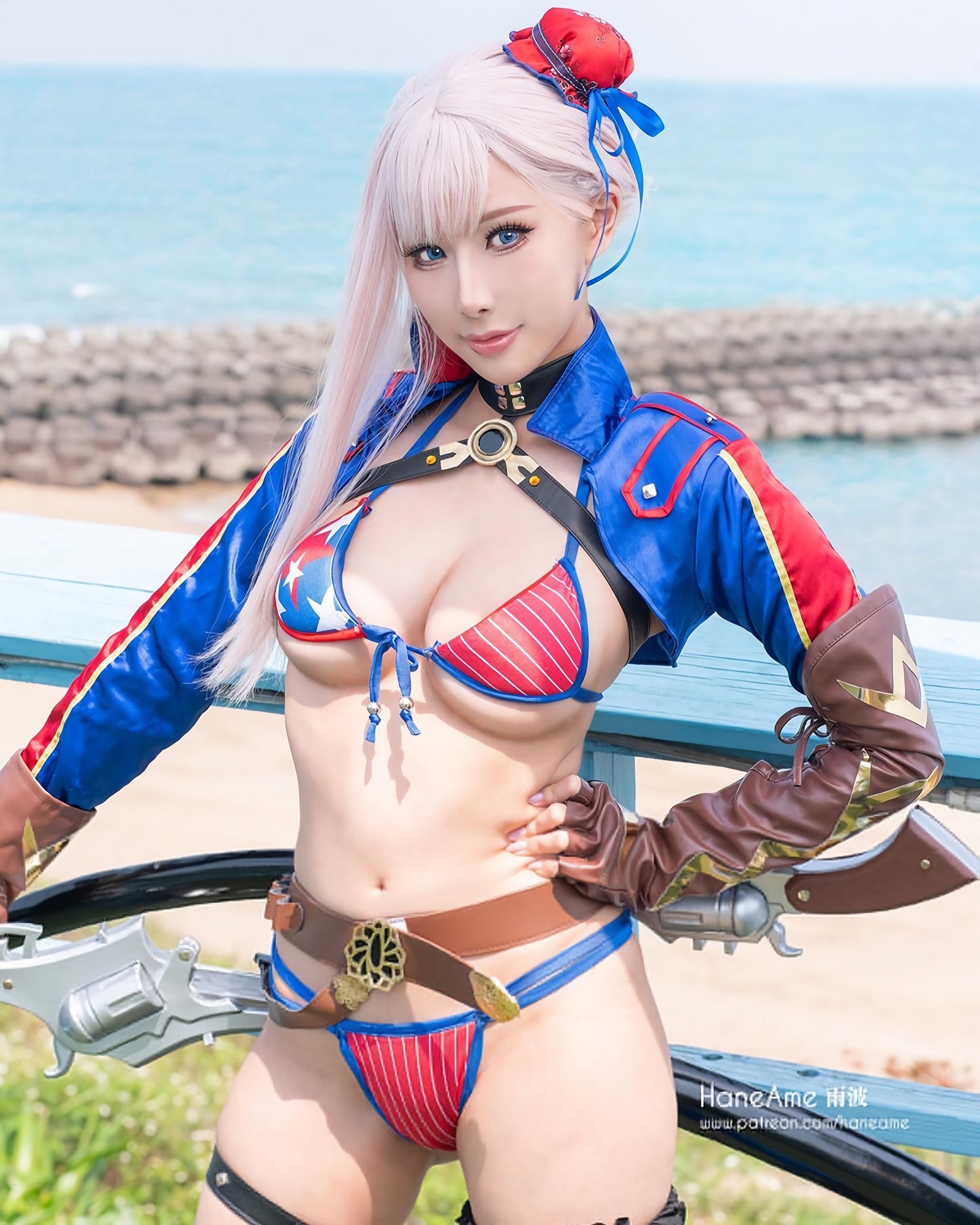 Musashi - NSFW, Cosplay, Fate grand order, Beautiful girl, HaneAme, Longpost, Erotic