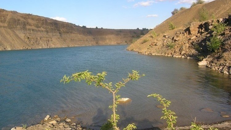 Kamenskoe lake-quarry - Relaxation, Blue Lake, Longpost, Kamensk-Shakhtinsky, Career, Lake, Rostov region, The photo