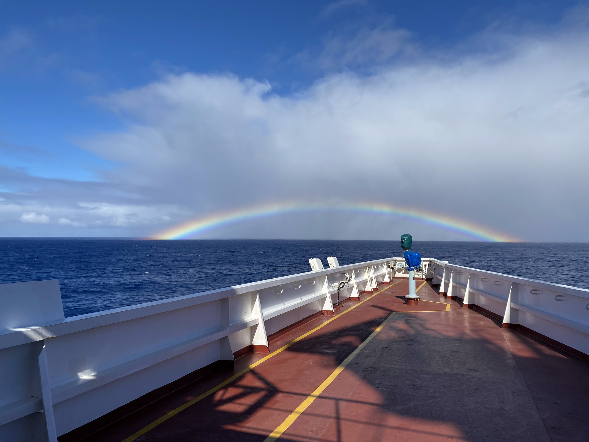 Rainbow in the sea - My, Rainbow, The photo, Sea, Longpost