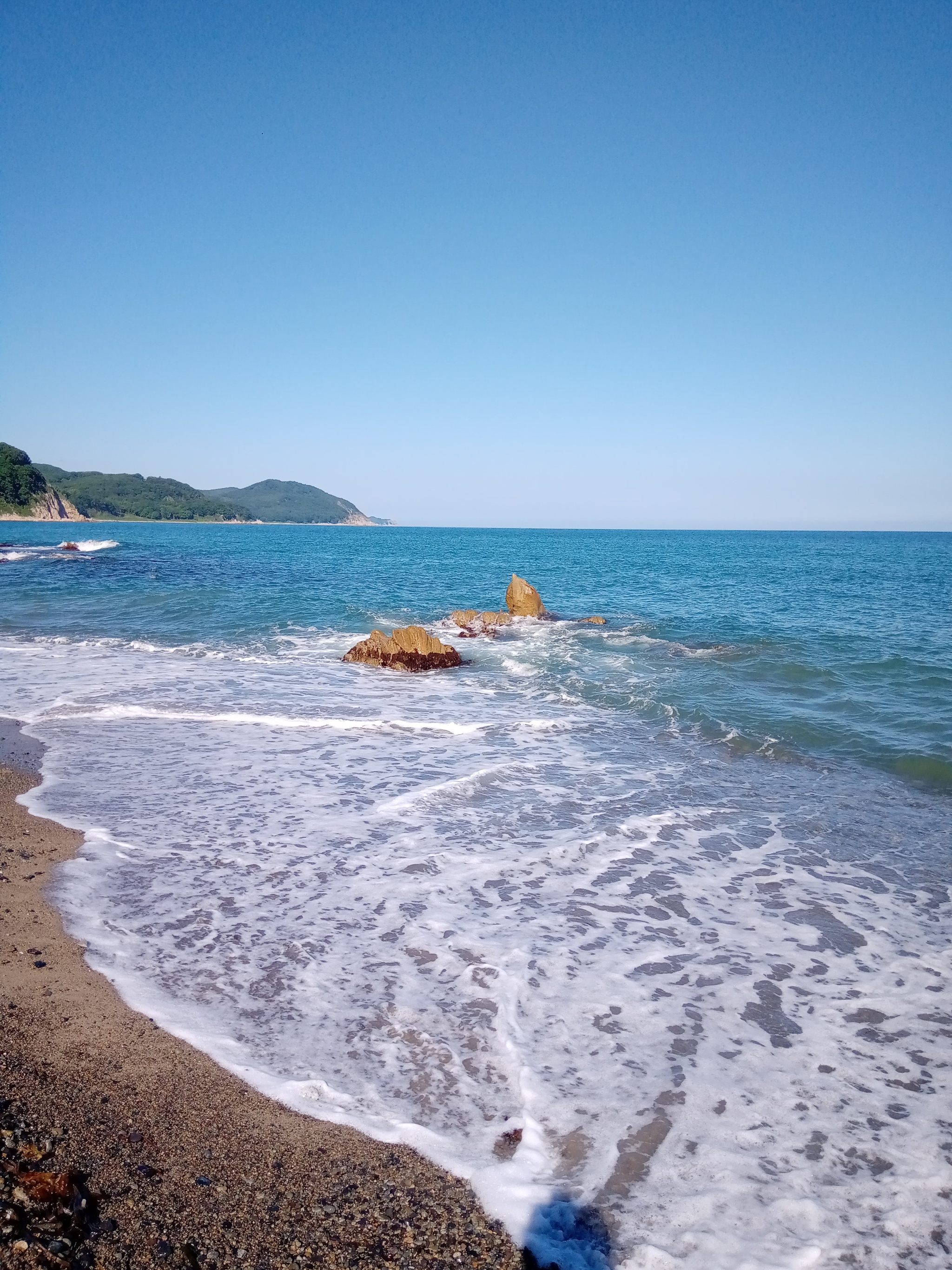 Море, море. Край безбрежный - Моё, Приморский край, Море, Отпуск, Длиннопост