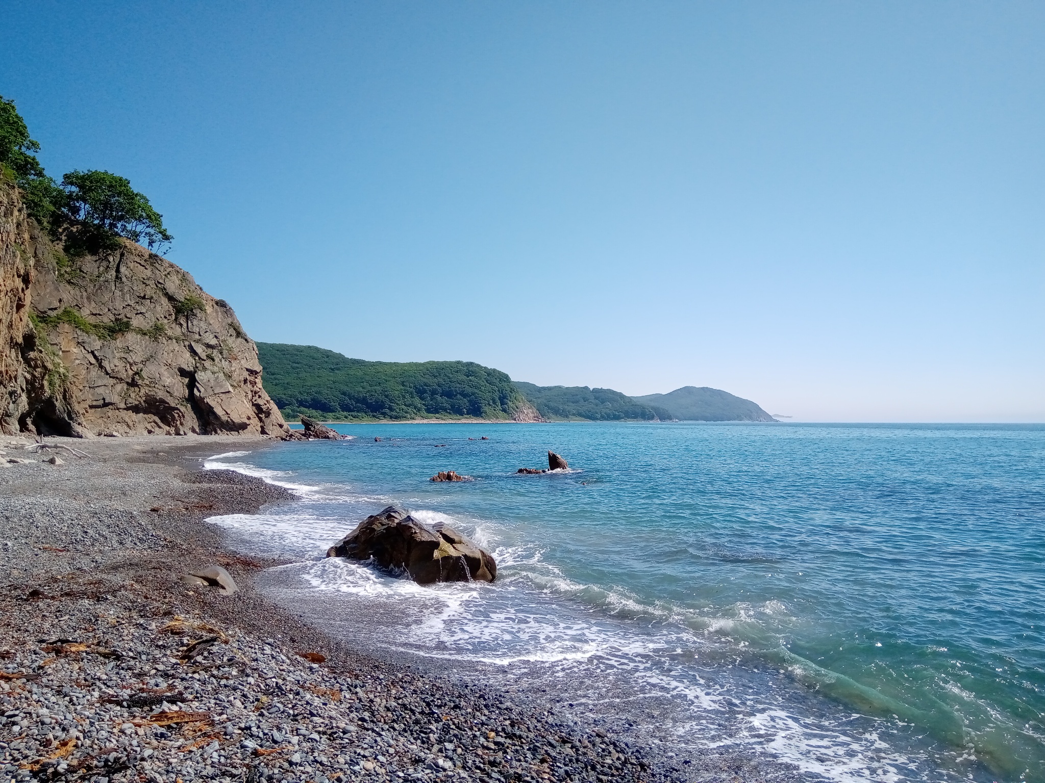 Море, море. Край безбрежный - Моё, Приморский край, Море, Отпуск, Длиннопост