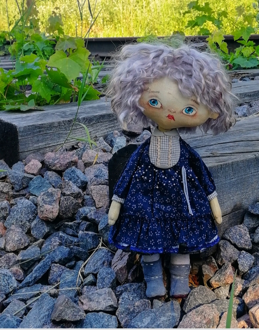 Capricious doll - My, Needlework without process, Handmade dolls