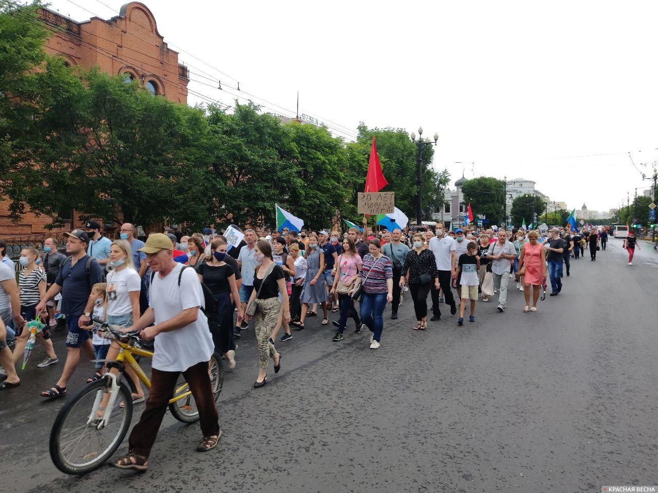 For the “Far Eastern Confederation”? Protests continued in Khabarovsk - Politics, Sergey Furgal, Khabarovsk, Rally, Reportage, Protest, Longpost