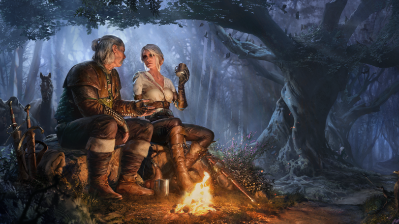 Uncle Vesemir, can you tell me a story about a cat? - Gwent, Art, Ciri, Games, Books, Witcher, Vesemir