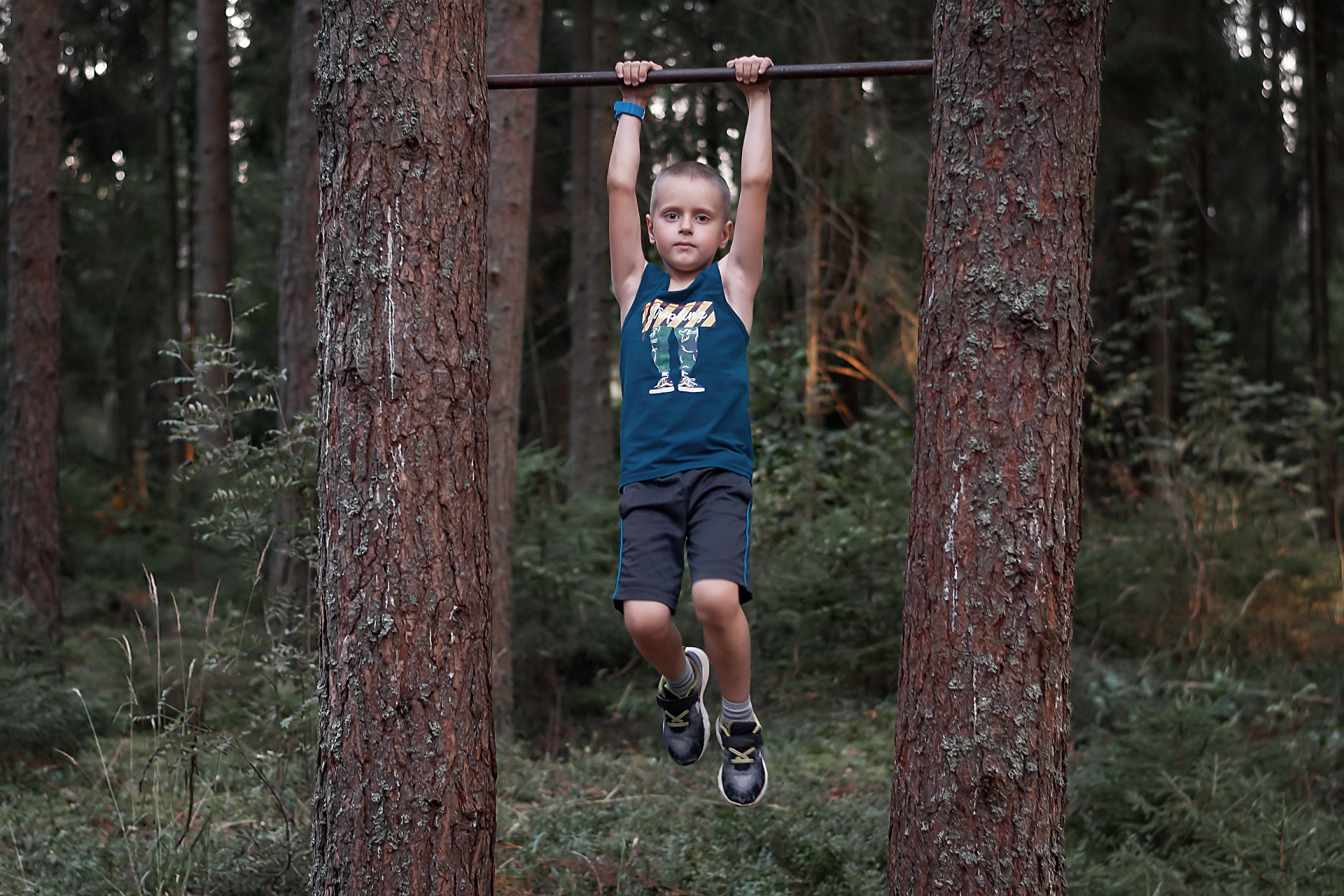 Children's photo shoot in the forest)) - My, Children, The photo, Nikon d3000, Longpost