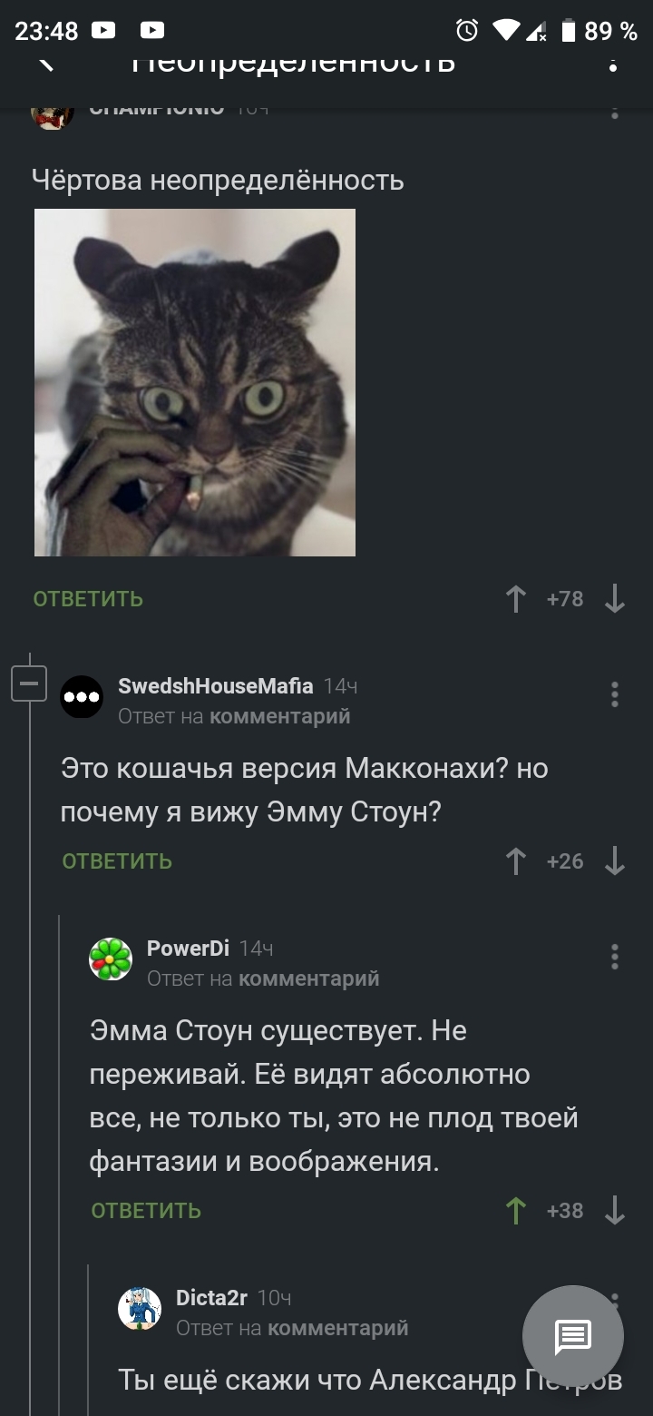 Everyone sees - Comments on Peekaboo, cat, Longpost