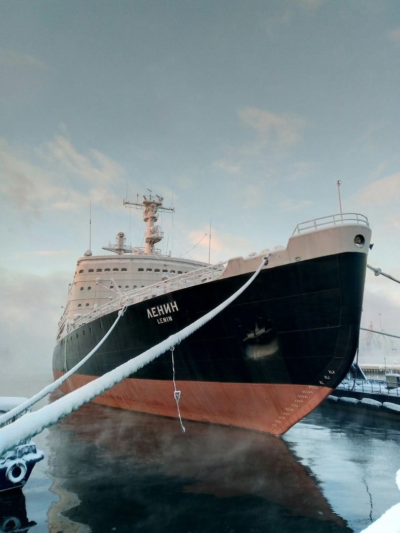 Nuclear icebreaker Lenin - My, Ship, Longpost, Nuclear icebreaker, the USSR, Lenin