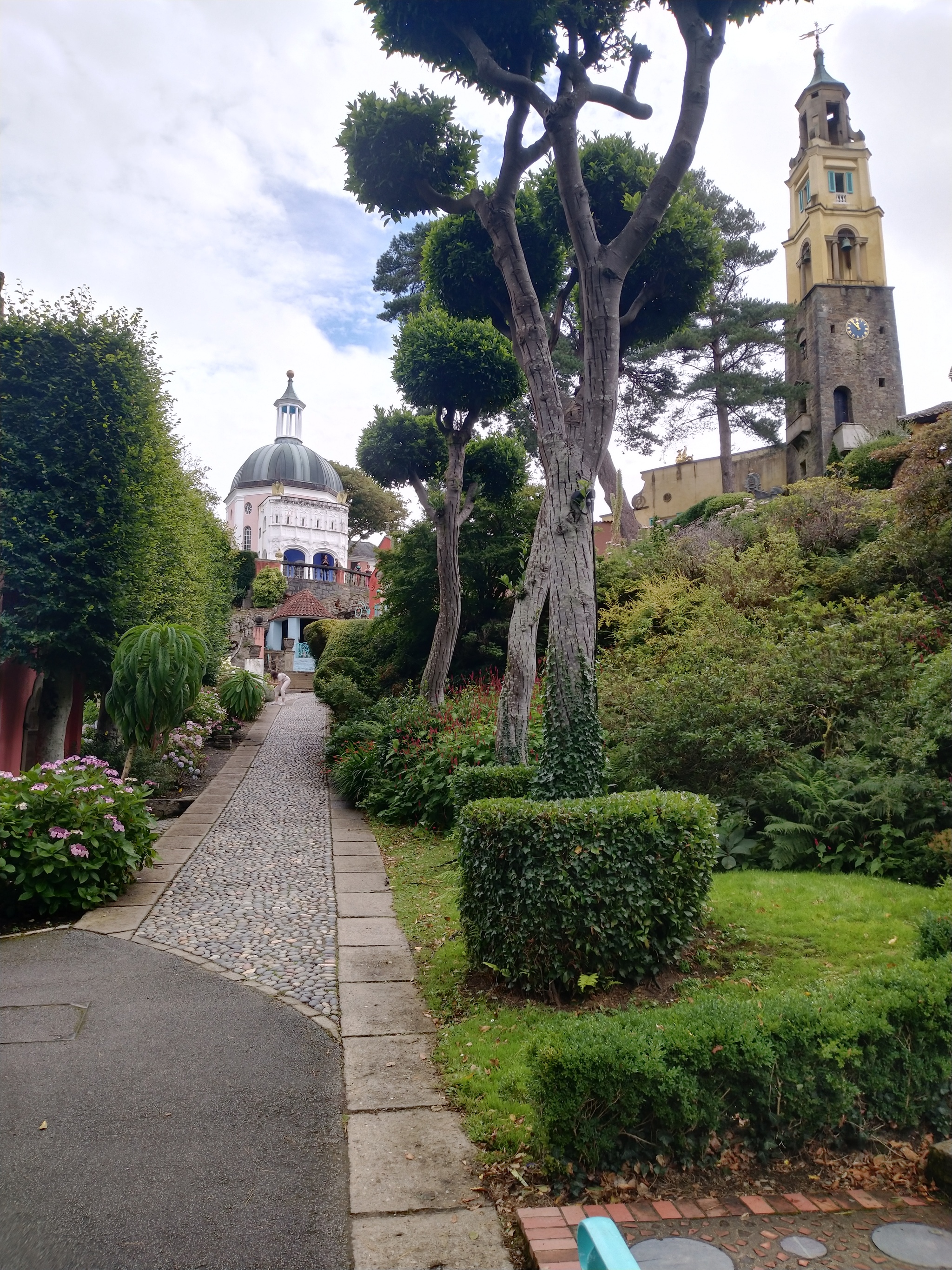 Six day trip to Wales part 2 (trip to Portmeirion) - My, Travels, Great Britain, Wales, North Wales, Tourism, Village, Forest, Sea, Video, Longpost