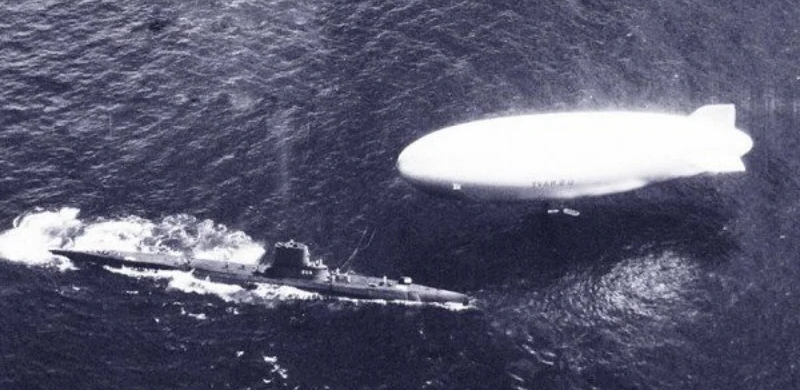 The only airship-submarine battle in history - My, Story, Battle, The Second World War, The Great Patriotic War, Longpost