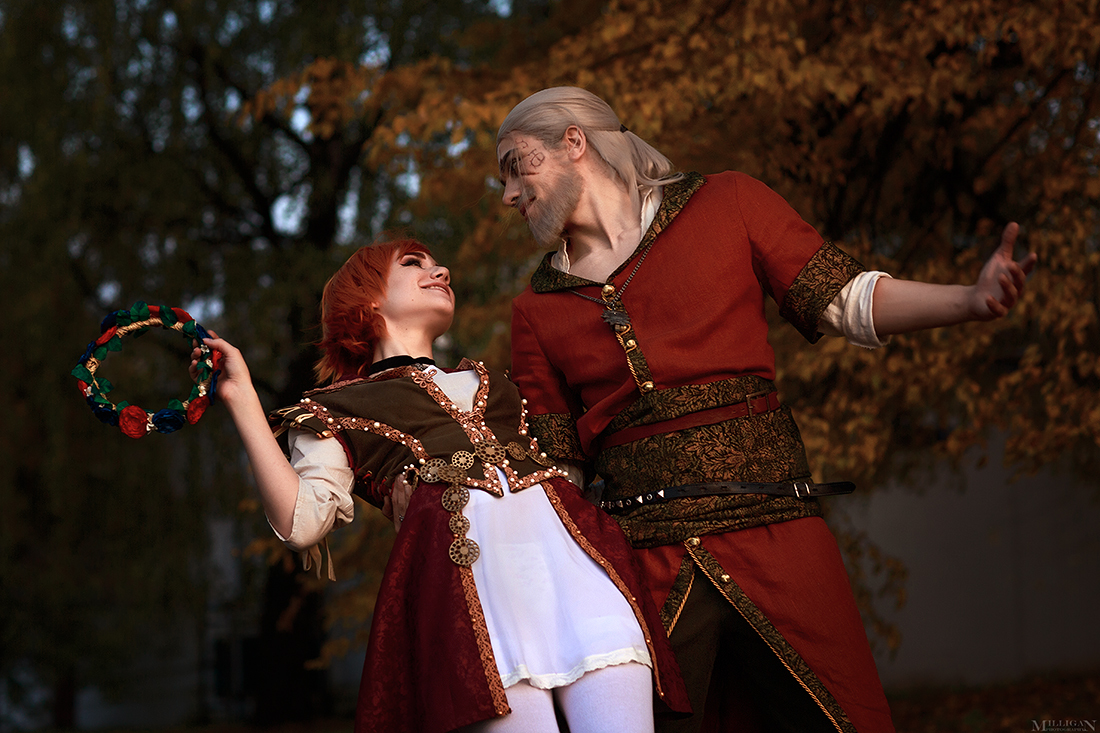 Shani and Witold (Geralt) | Hearts of Stone | Cosplay - My, Witcher, The Witcher 3: Wild Hunt, Shani, Geralt of Rivia, Cosplay, The Witcher 3: Hearts of Stone, Fantasy, Longpost