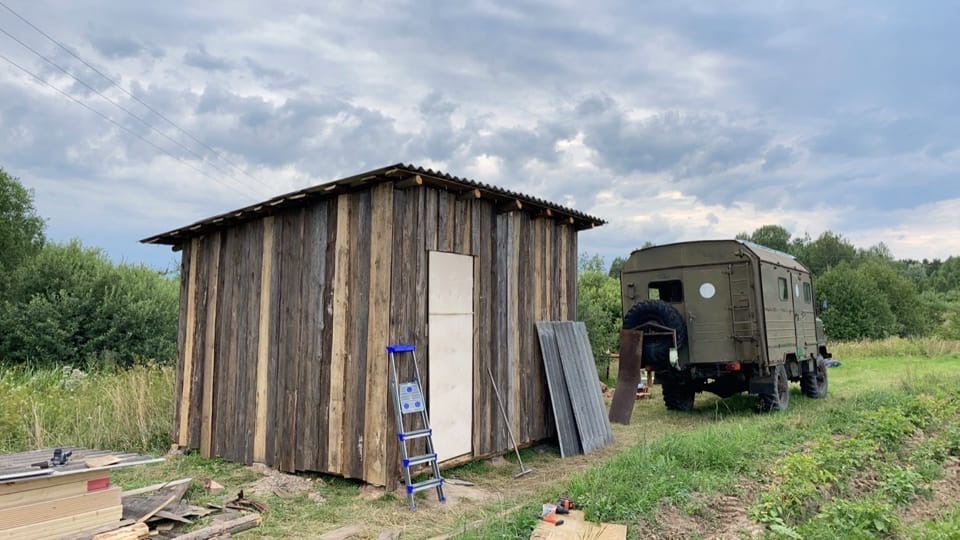 Chronicles of life in an army all-terrain vehicle. Part 5. Dry results of the week - My, Gaz-66, Village, Downshifting, Relocation, With your own hands, Longpost