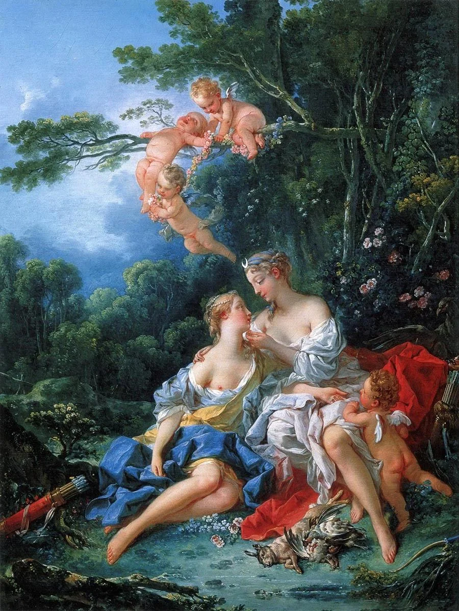 Glamorous Rococo - gloss of the 18th century - My, Painting, Art, Oil painting, Rococo, Painting, Art history, Longpost