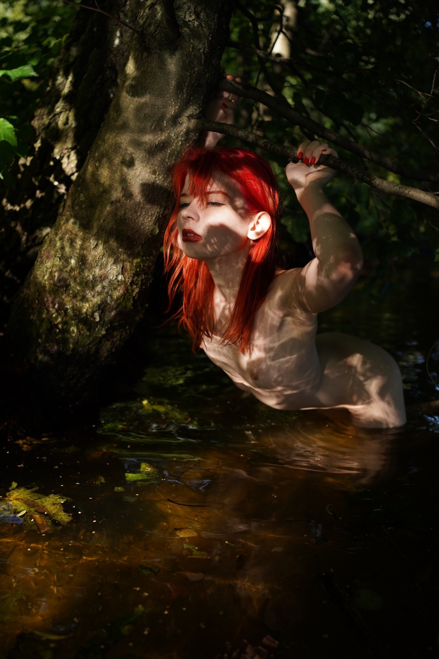 Mermaid - NSFW, My, Professional shooting, Erotic, Water, Longpost