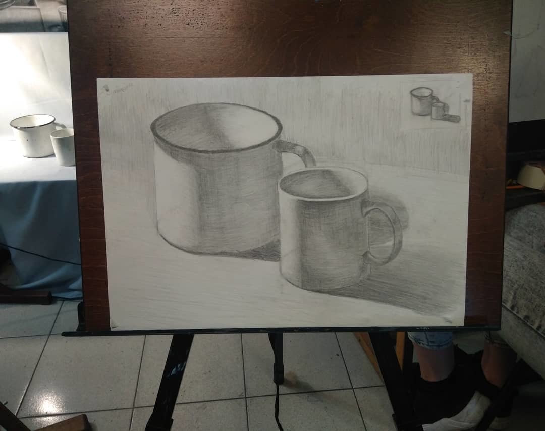 My artistic beginning - My, Beginner artist, Still life, Longpost