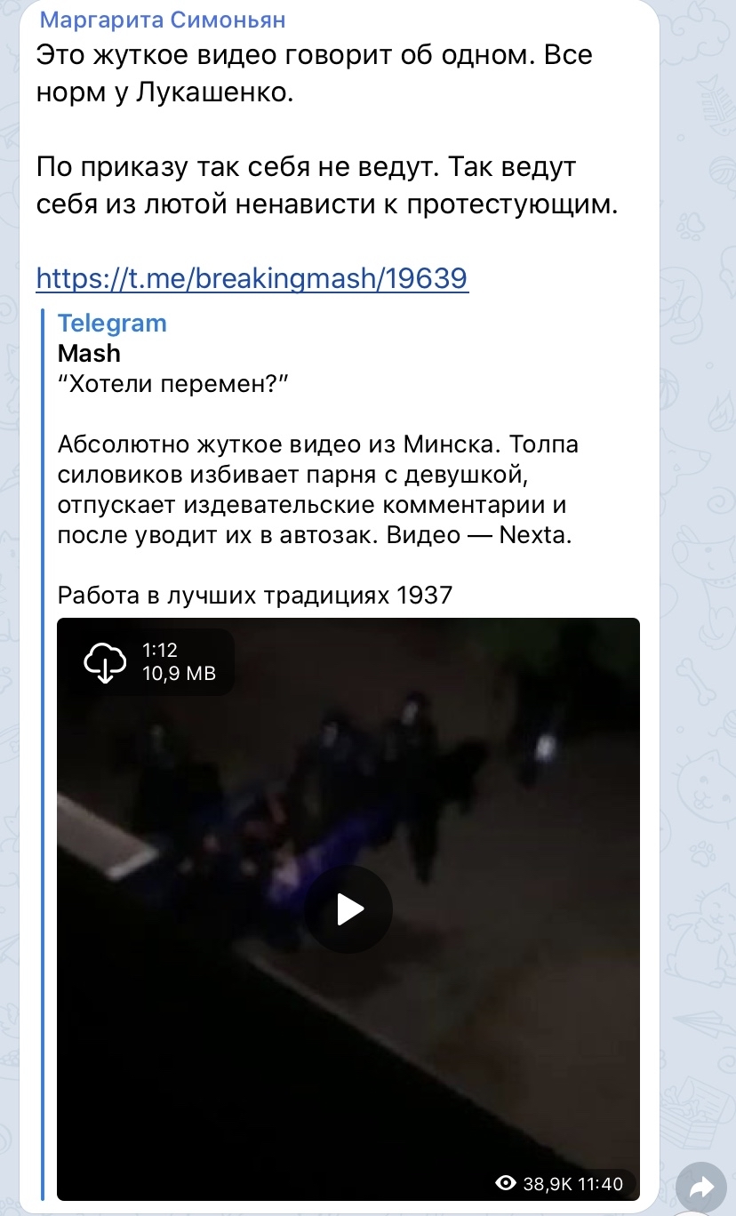 А что если? - ОМОН, Минск, Маргарита Симоньян, Длиннопост, Республика Беларусь, Политика, Негатив, Журналисты, Протесты в Беларуси