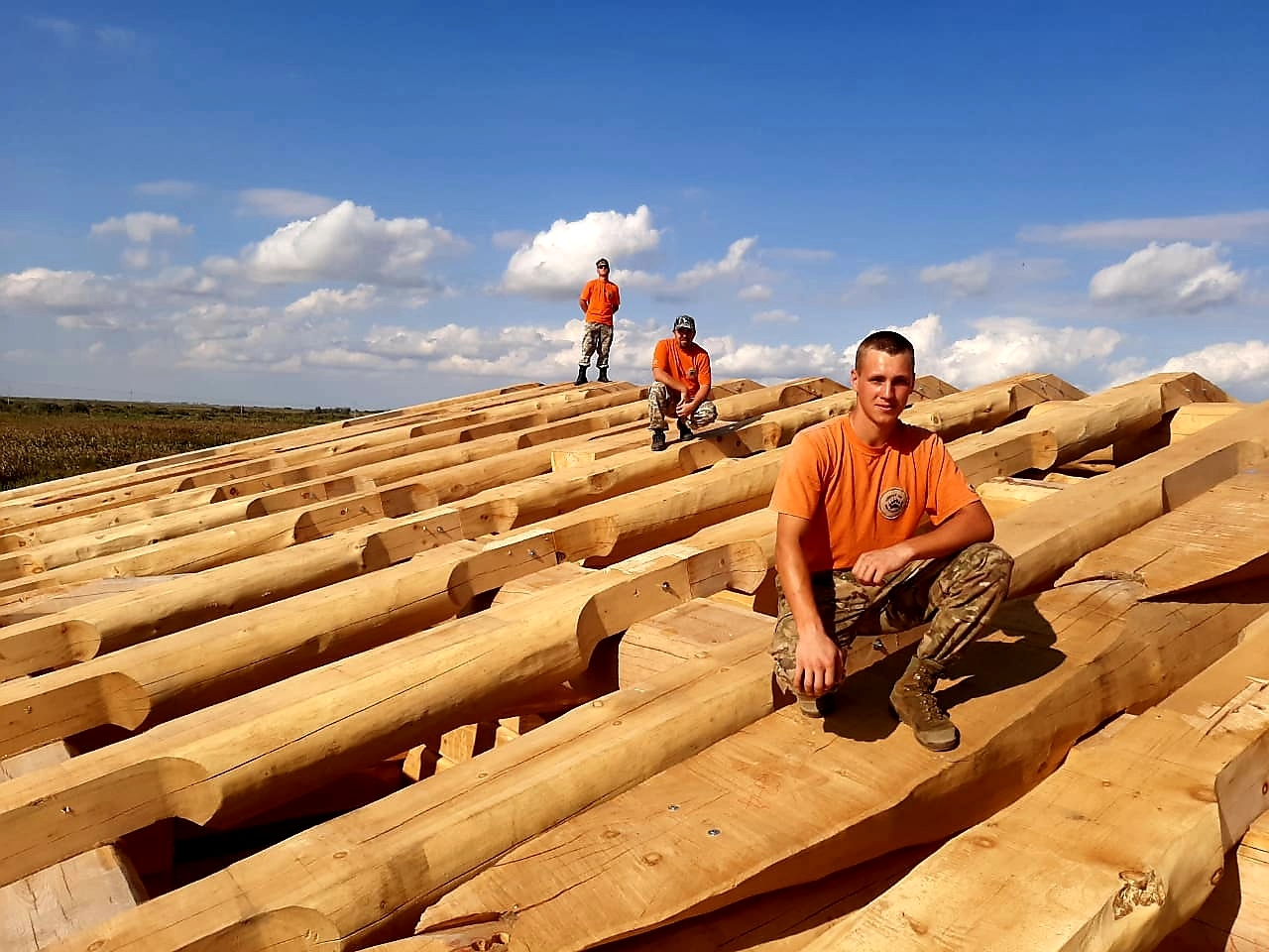 Artel #TaigaHouse - My, A carpenter, Log house, Wooden house, Longpost