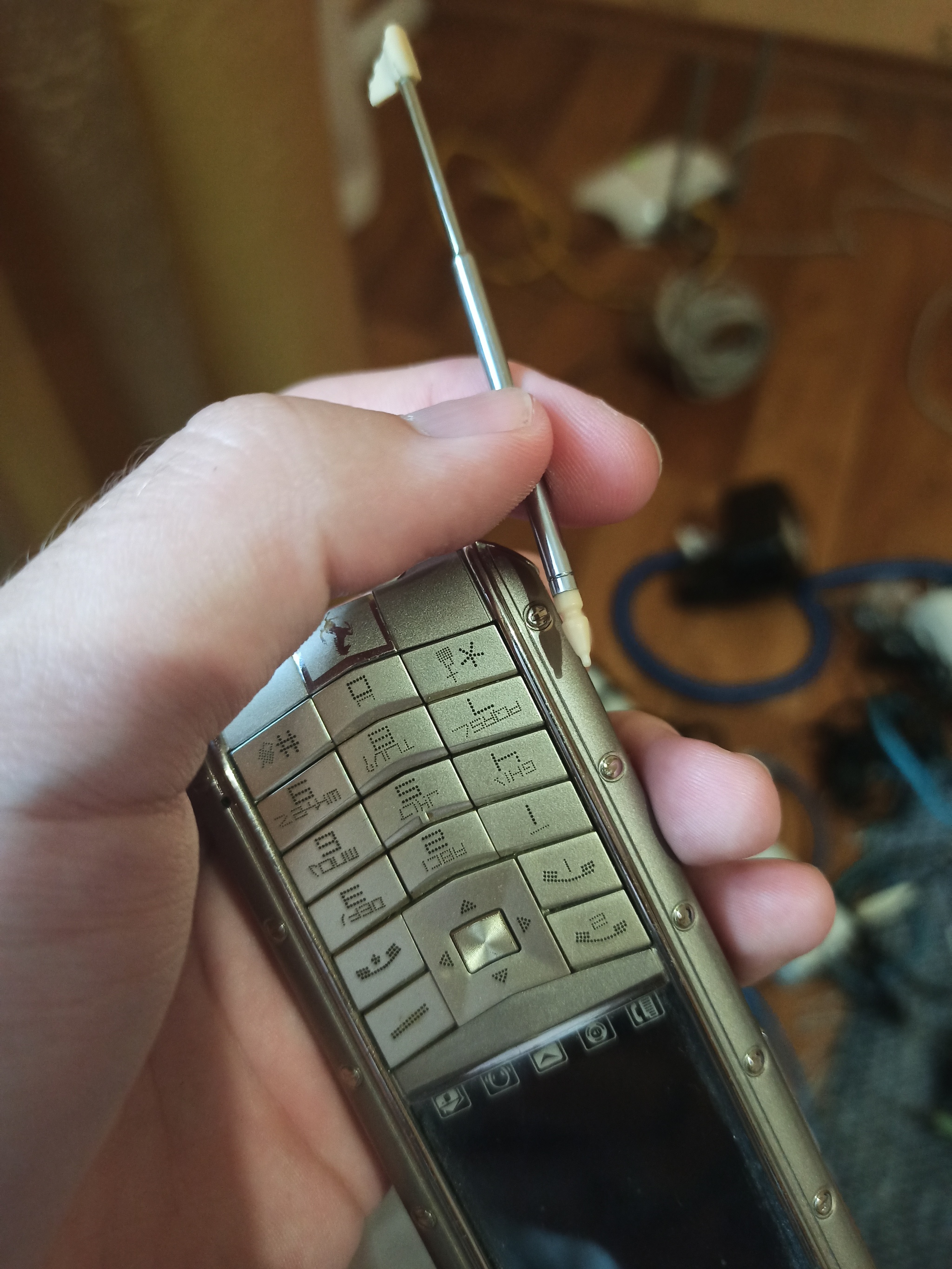 What's this? - My, Telephone, Spinner, Smartphone, What's this?, WTF, Repair, Longpost