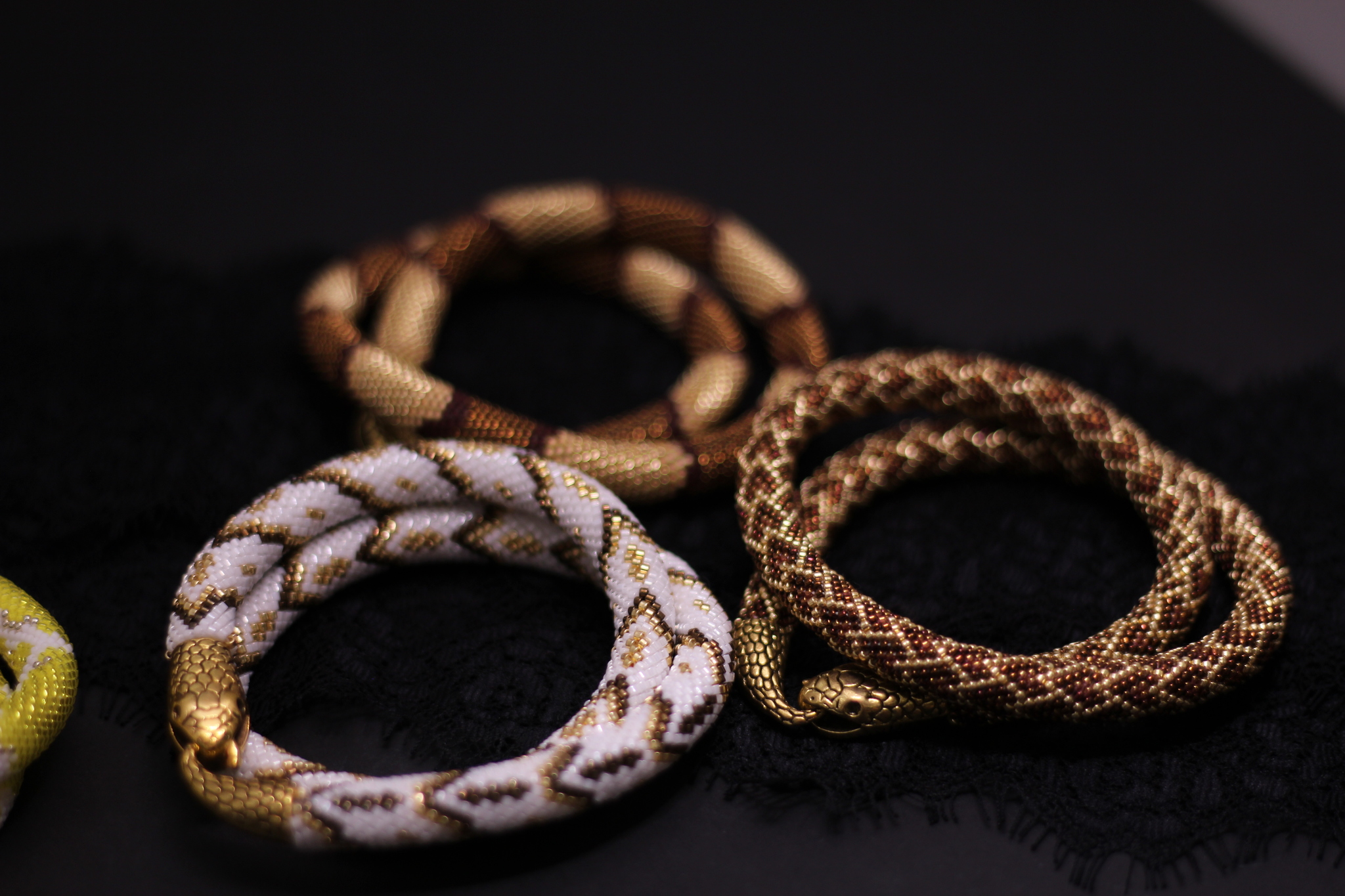 Small collection of snakes - My, Beaded harnesses, Beads, Needlework, Needlework without process, Decoration, Longpost