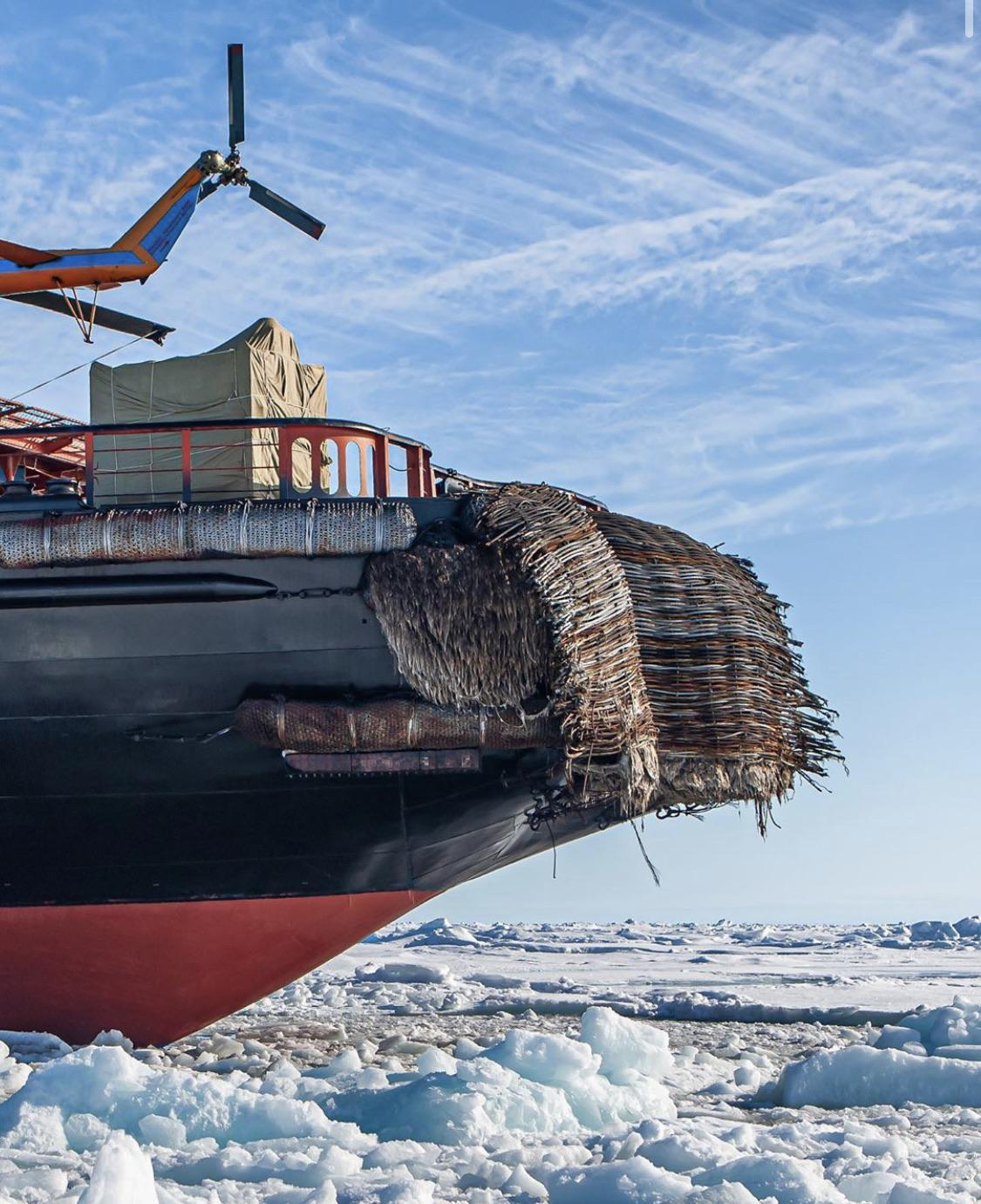 This is what the tail of an icebreaker looks like - Technics, Icebreaker, Video