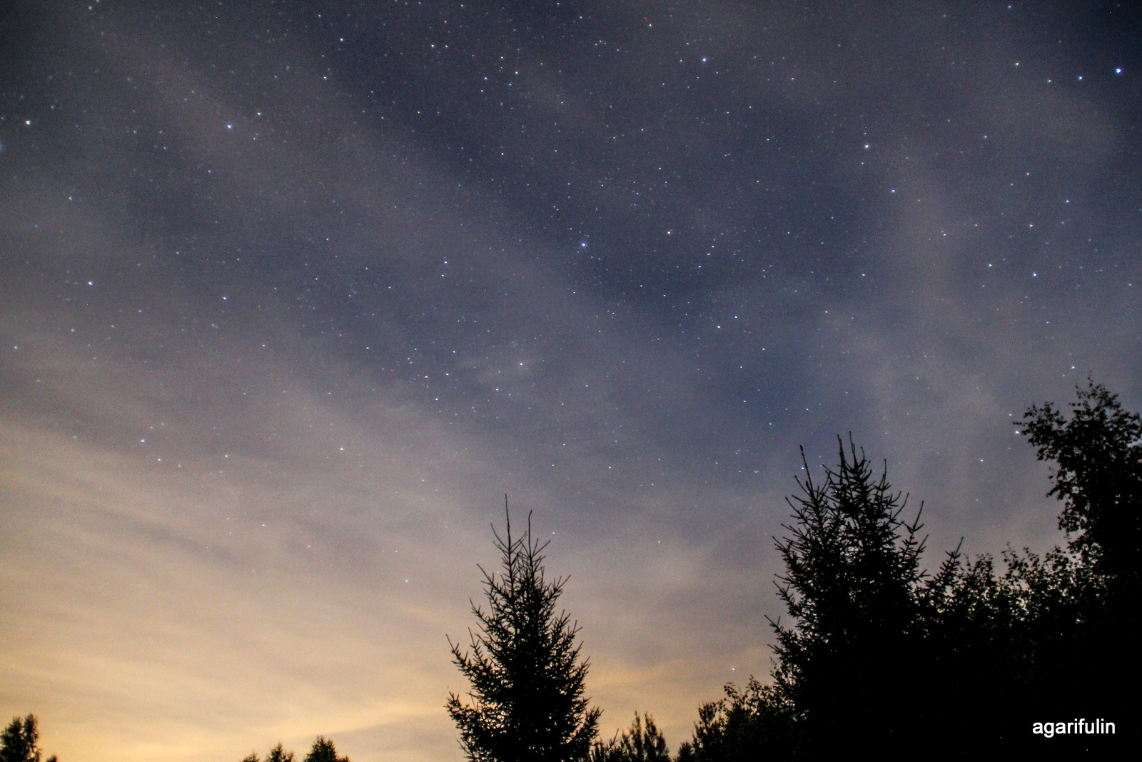 Dacha summer - My, Sky, Dacha, Summer, Nature, Stars, Canon, Canon 600D, Lightroom, Longpost