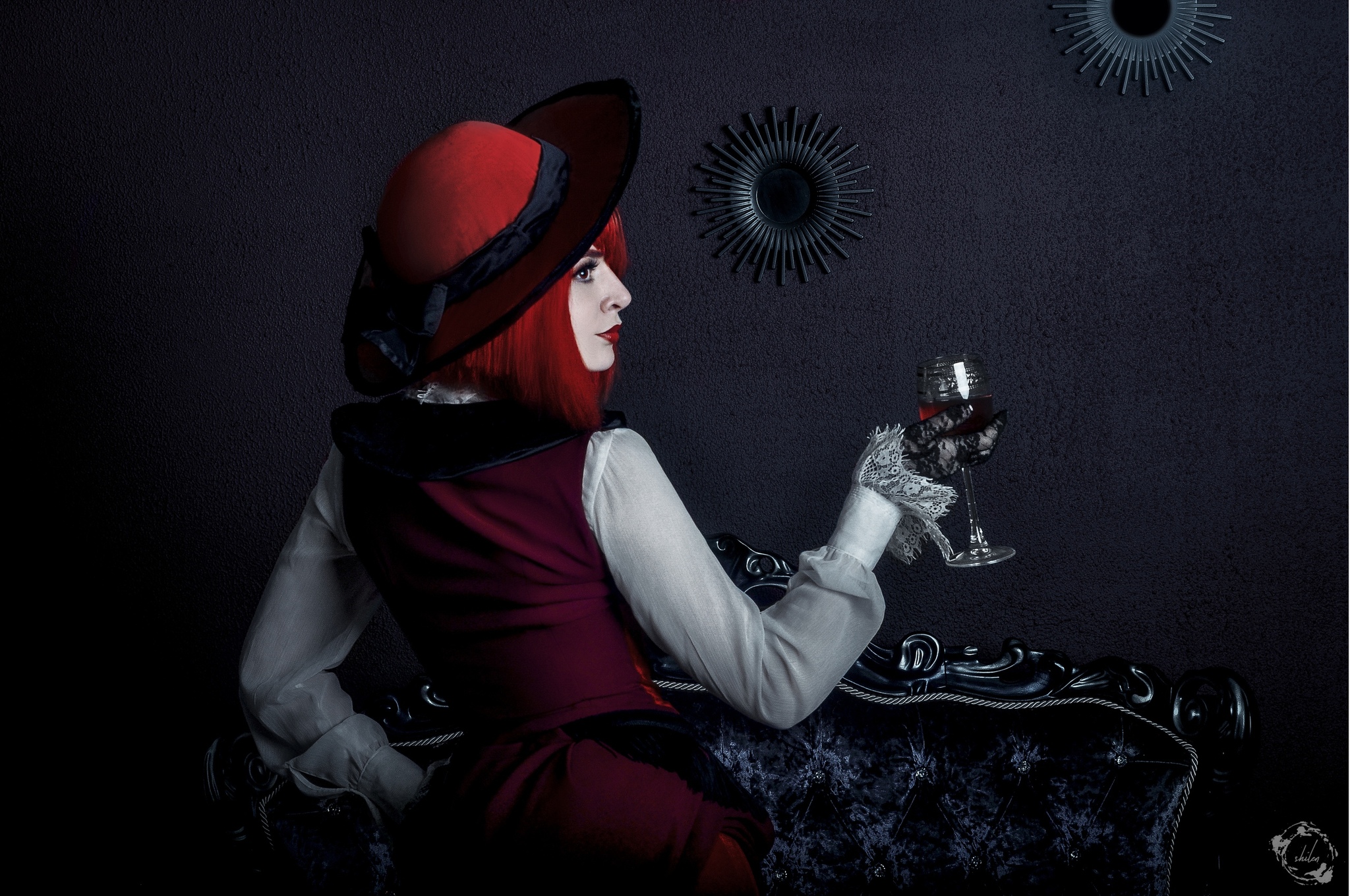 Madam Red - My, Anime, Cosplay, Kuroshitsuji, Chess, The photo, PHOTOSESSION, Longpost