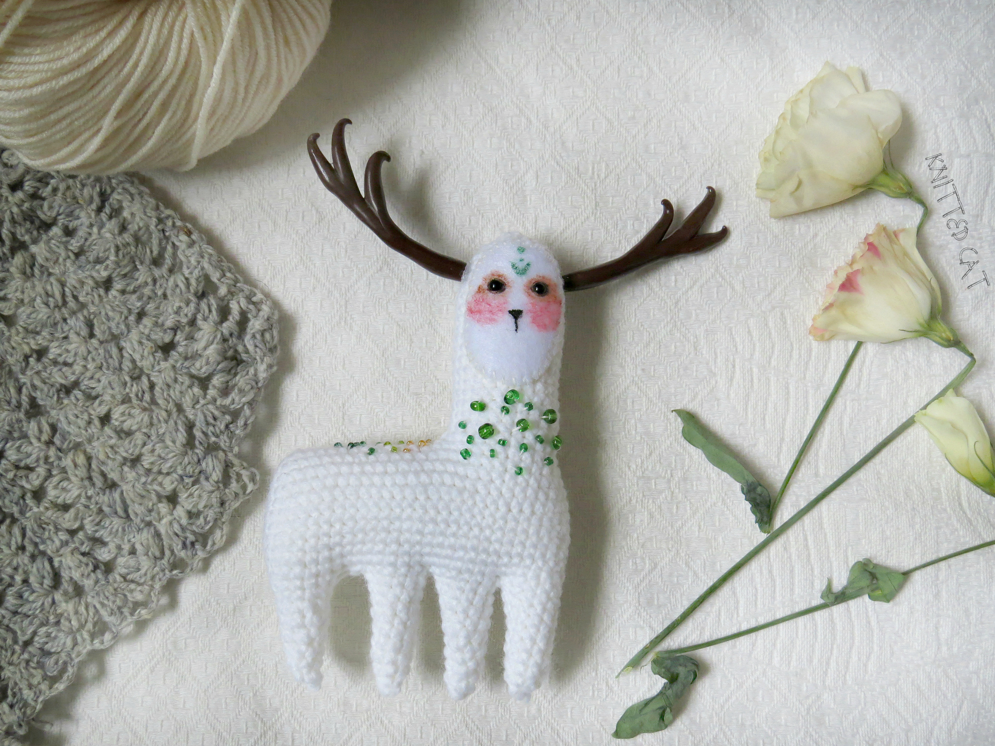 Another Guardian Spirit from an unknown mythology - My, Amigurumi, Knitting, Knitted toys, Handmade, Needlework without process, Needlework