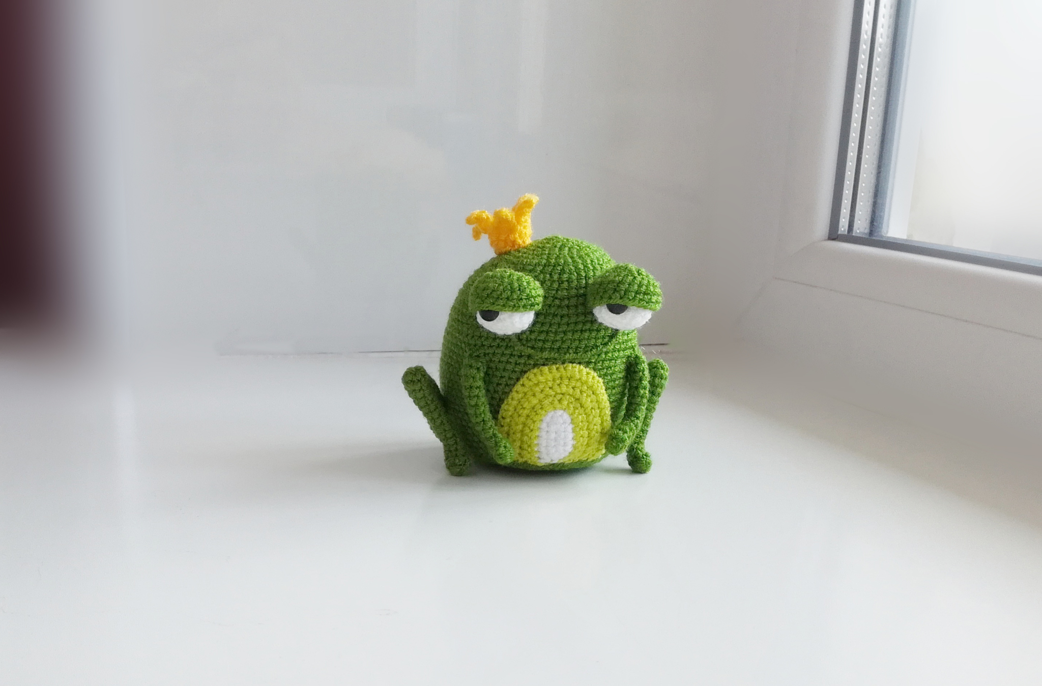 Frog - My, Knitting, Knitted toys, Needlework without process, Needlework, With your own hands, Toad, Frogs